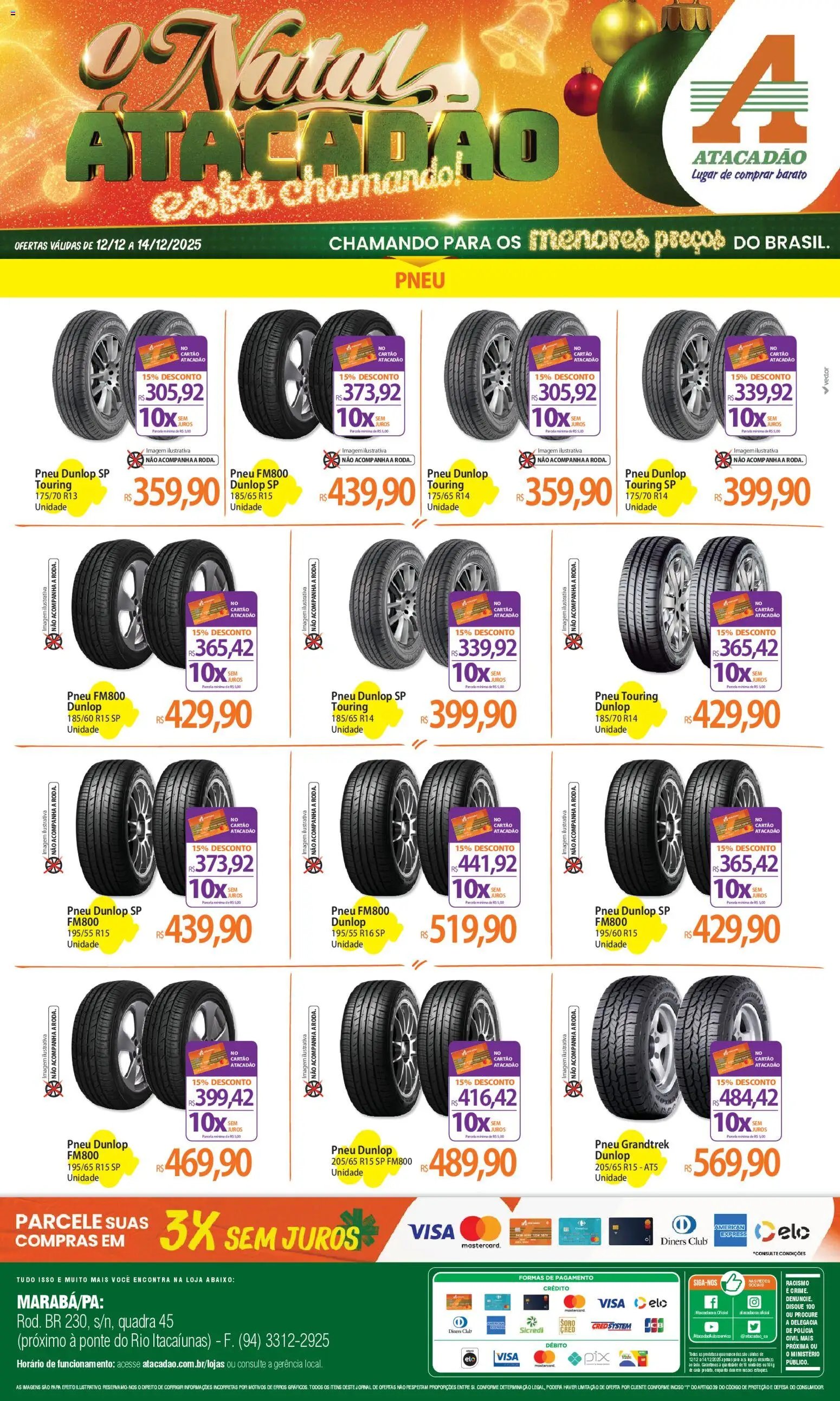 Atacadão folheto a partir de 12/12/2025 Ofertas - PA (2025-12-12 - 2025-12-14)