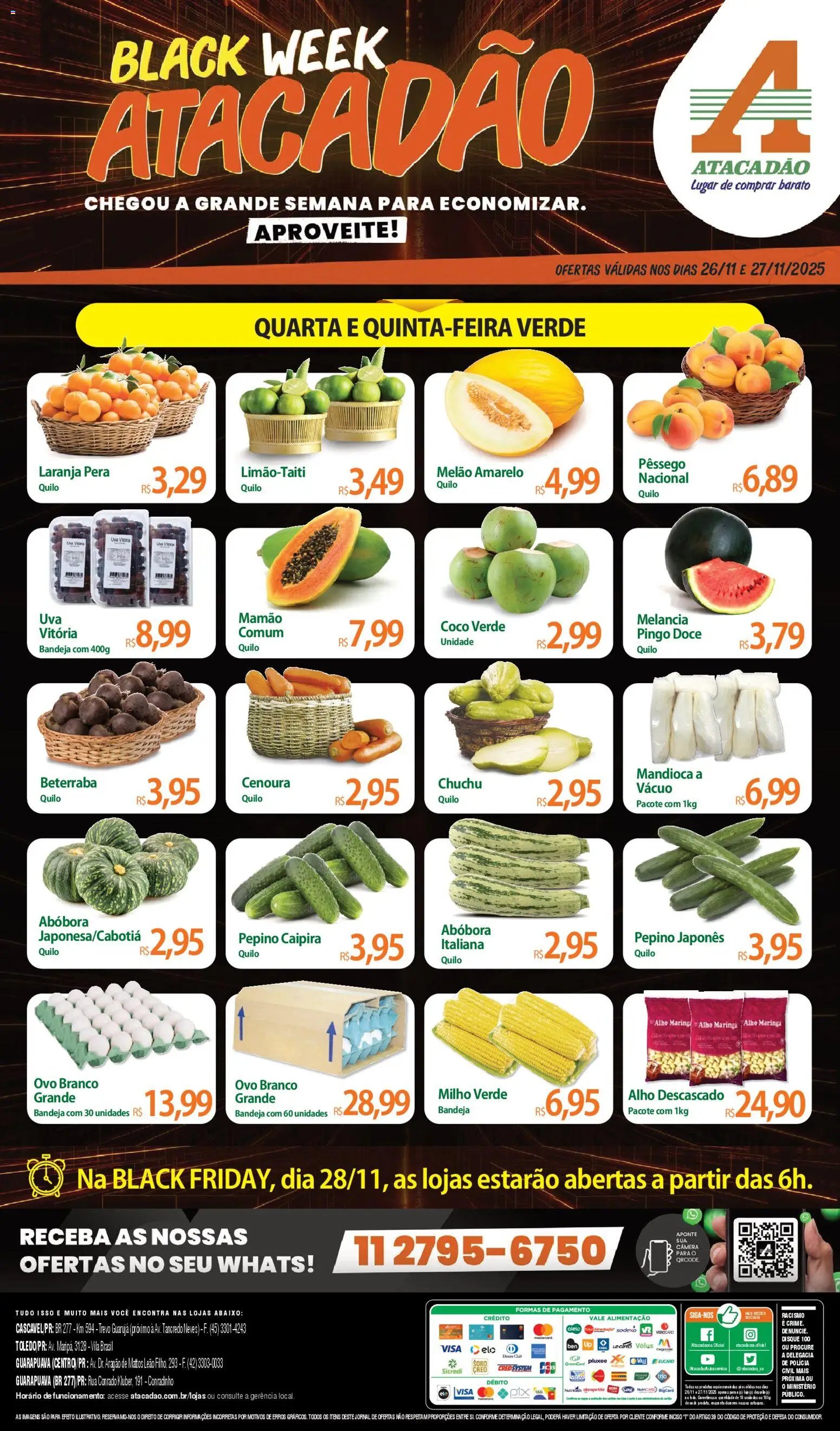 Atacadão folheto a partir de 26/11/2025 Ofertas - PR (2025-11-26 - 2025-11-27)