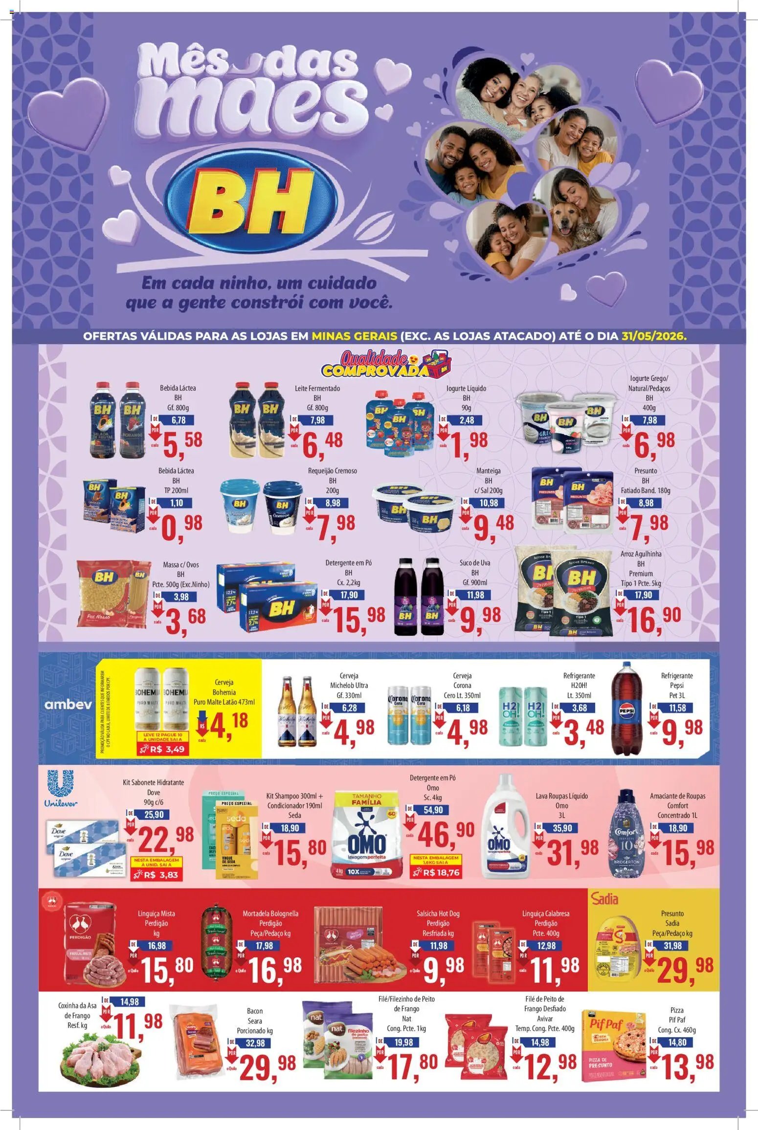 Supermercados BH folheto a partir de 18/05/2026 Supermercados BH - Ofertas da semana (2026-05-18 - 2026-05-31)