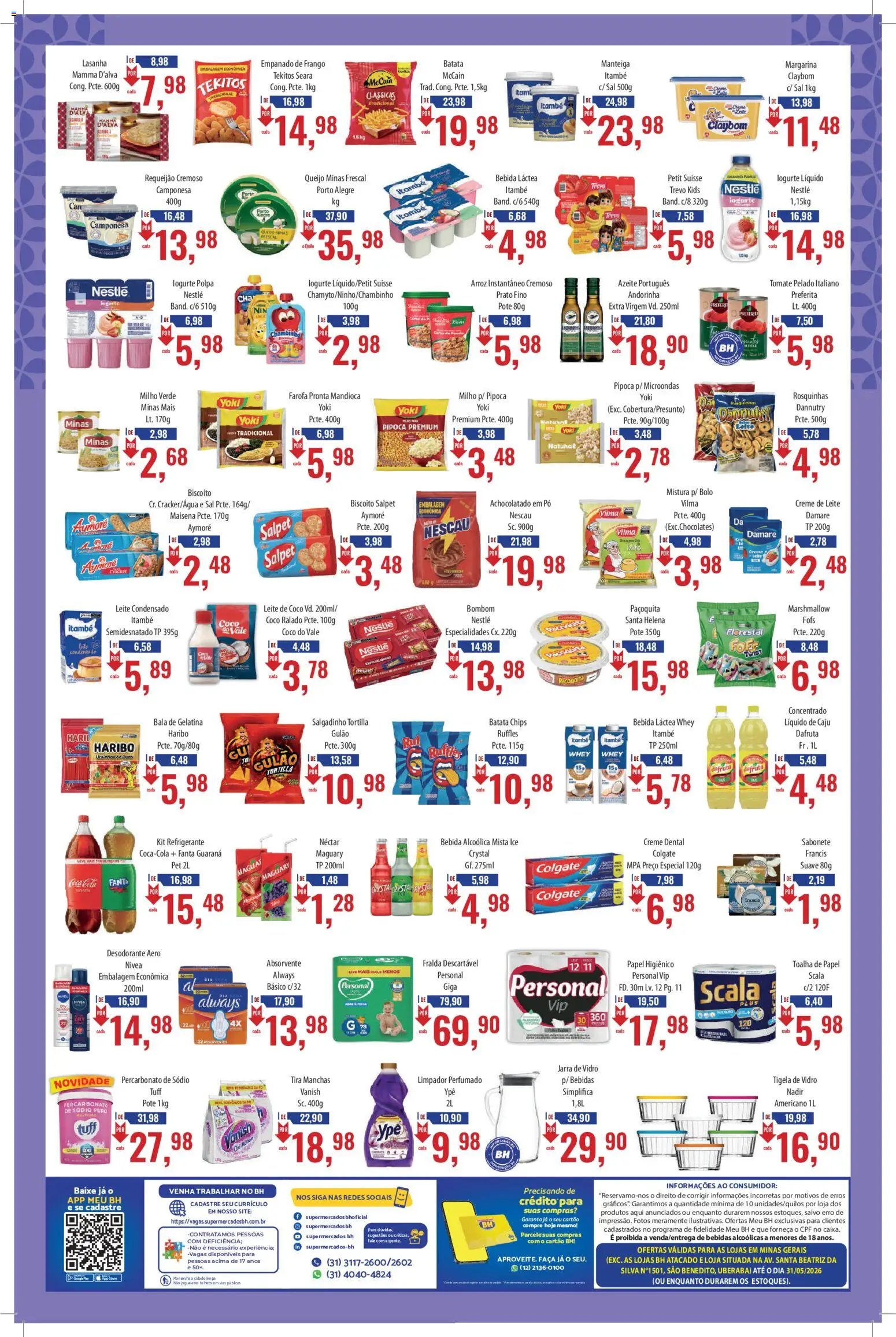 Supermercados BH folheto a partir de 18/05/2026 Supermercados BH - Ofertas da semana (2026-05-18 - 2026-05-31)