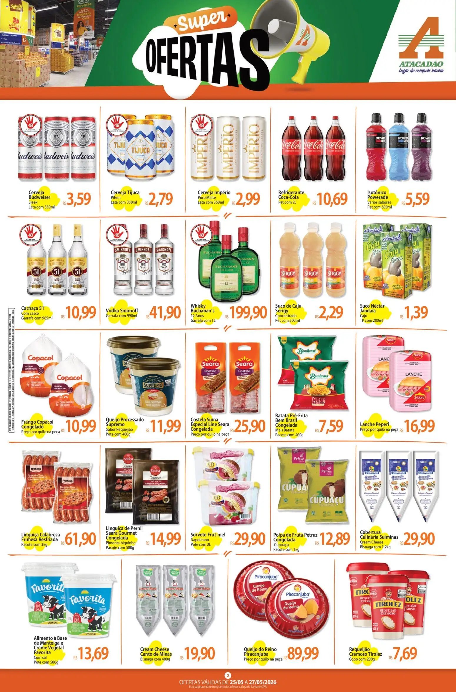 Atacadão folheto a partir de 25/05/2026 Atacadão ofertas - PA (2026-05-25 - 2026-05-27)
