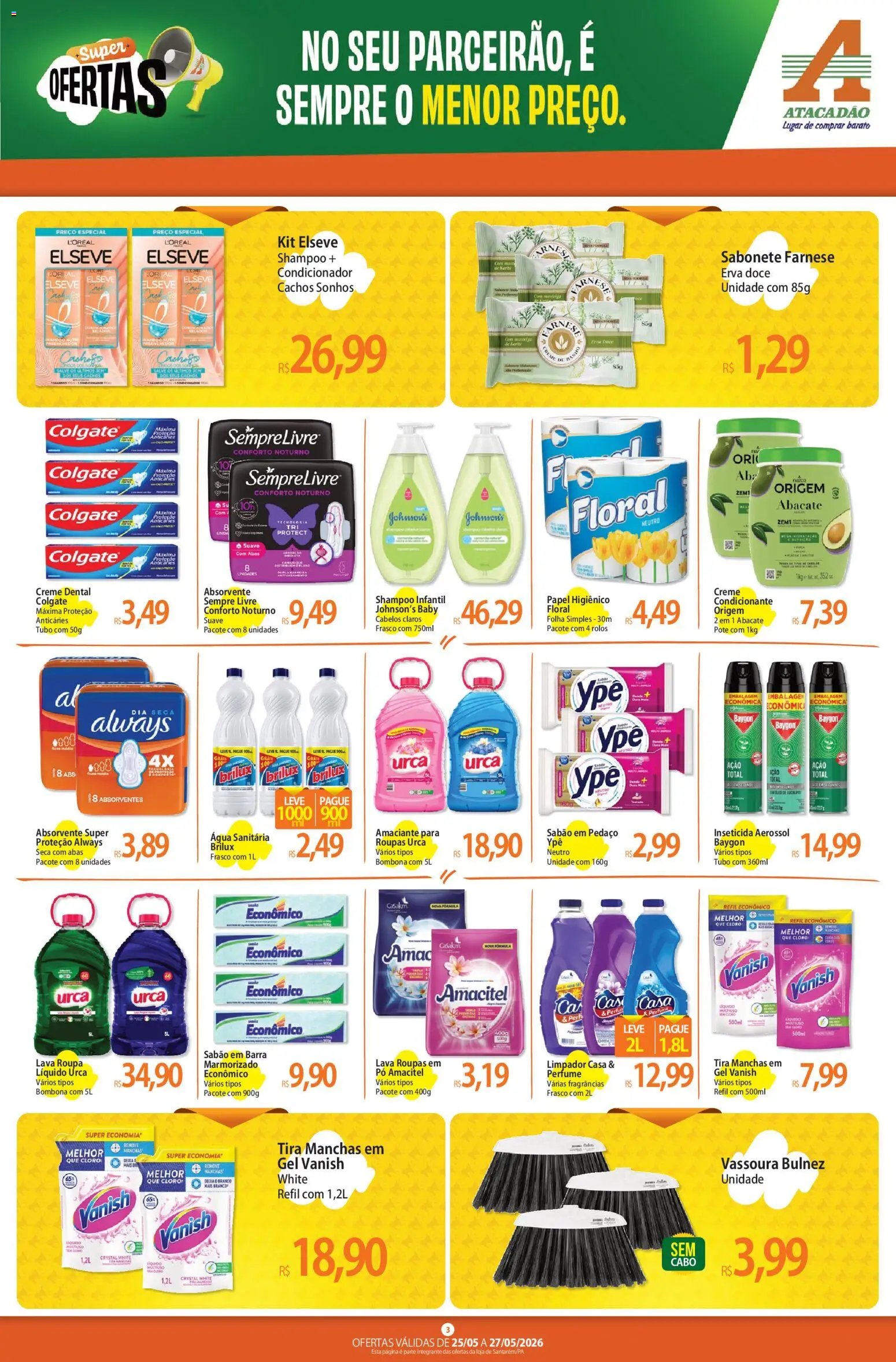 Atacadão folheto a partir de 25/05/2026 Atacadão ofertas - PA (2026-05-25 - 2026-05-27)
