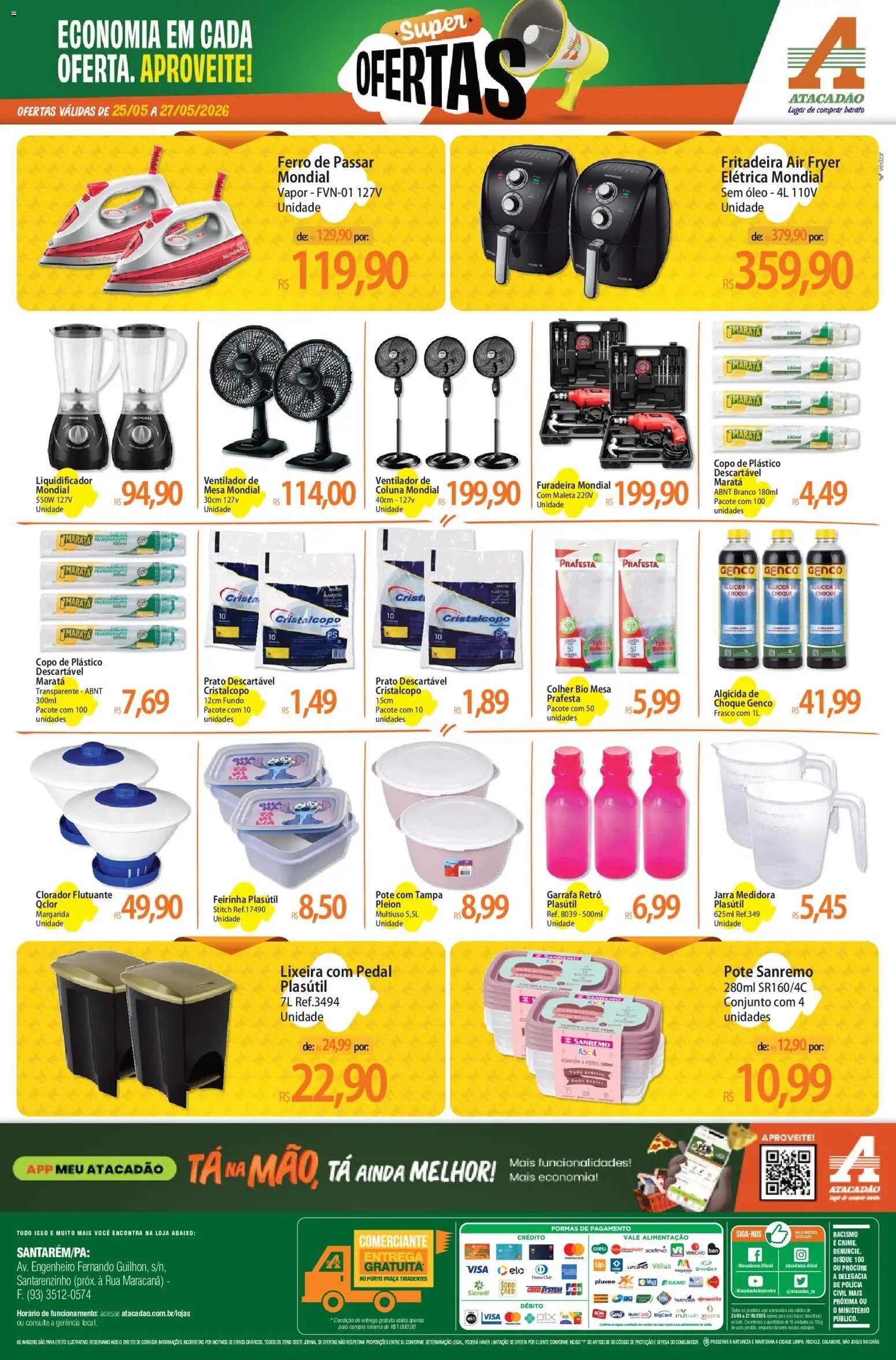 Atacadão folheto a partir de 25/05/2026 Atacadão ofertas - PA (2026-05-25 - 2026-05-27)