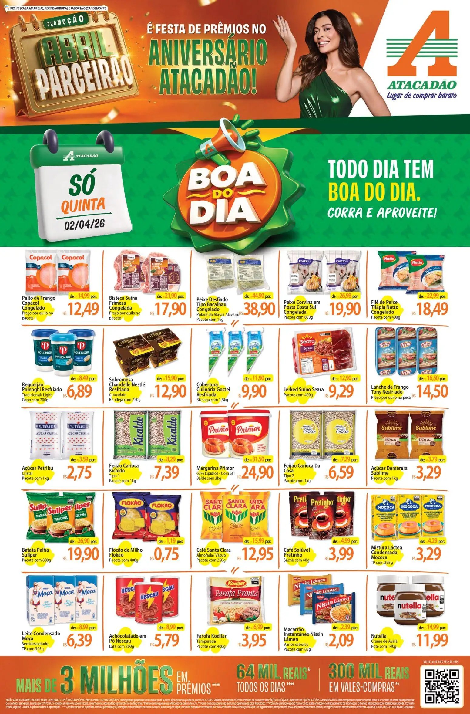 Atacadão folheto a partir de 02/04/2026 Atacadão ofertas - PE (2026-04-02 - 2026-04-02)