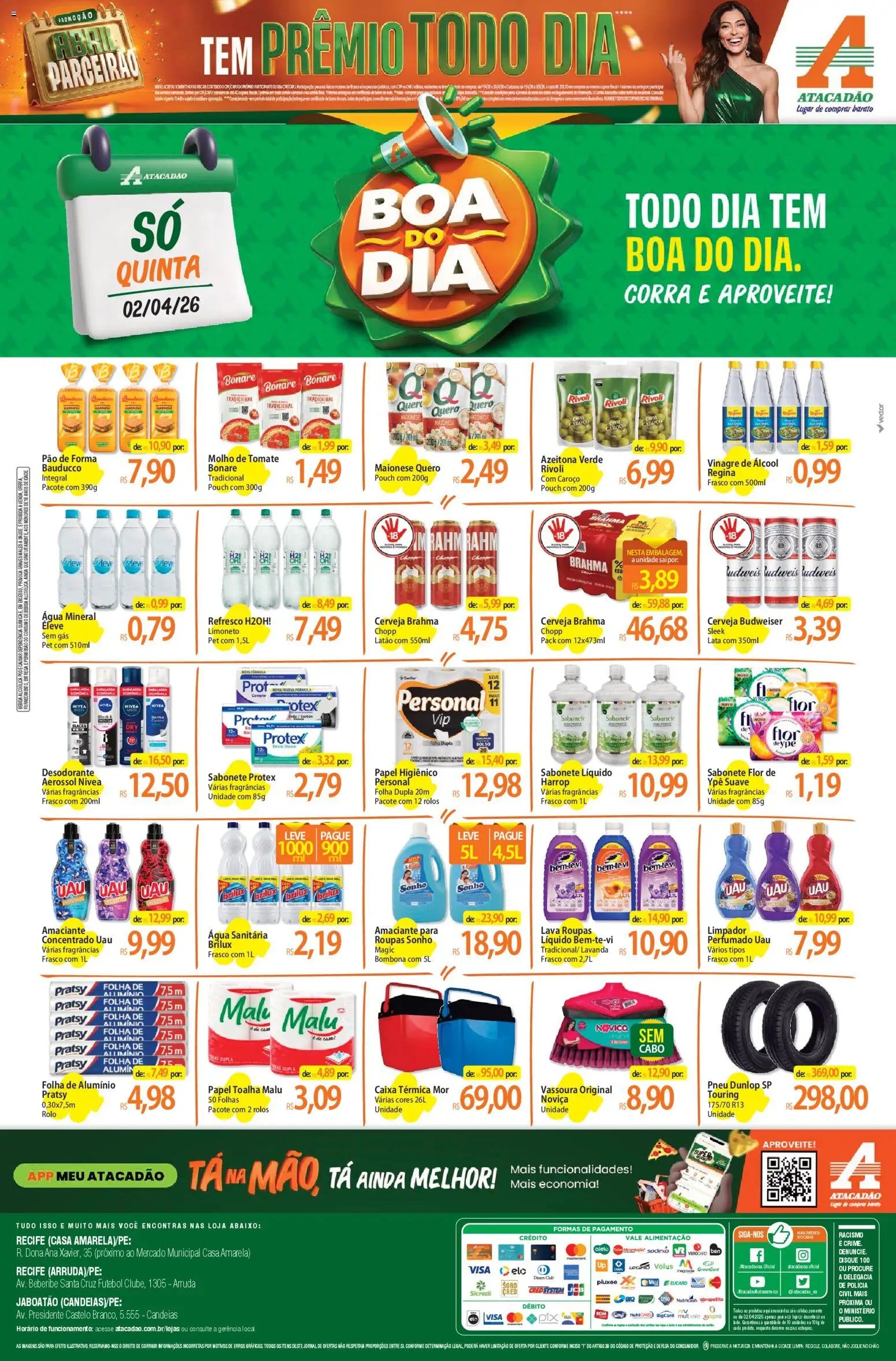 Atacadão folheto a partir de 02/04/2026 Atacadão ofertas - PE (2026-04-02 - 2026-04-02)