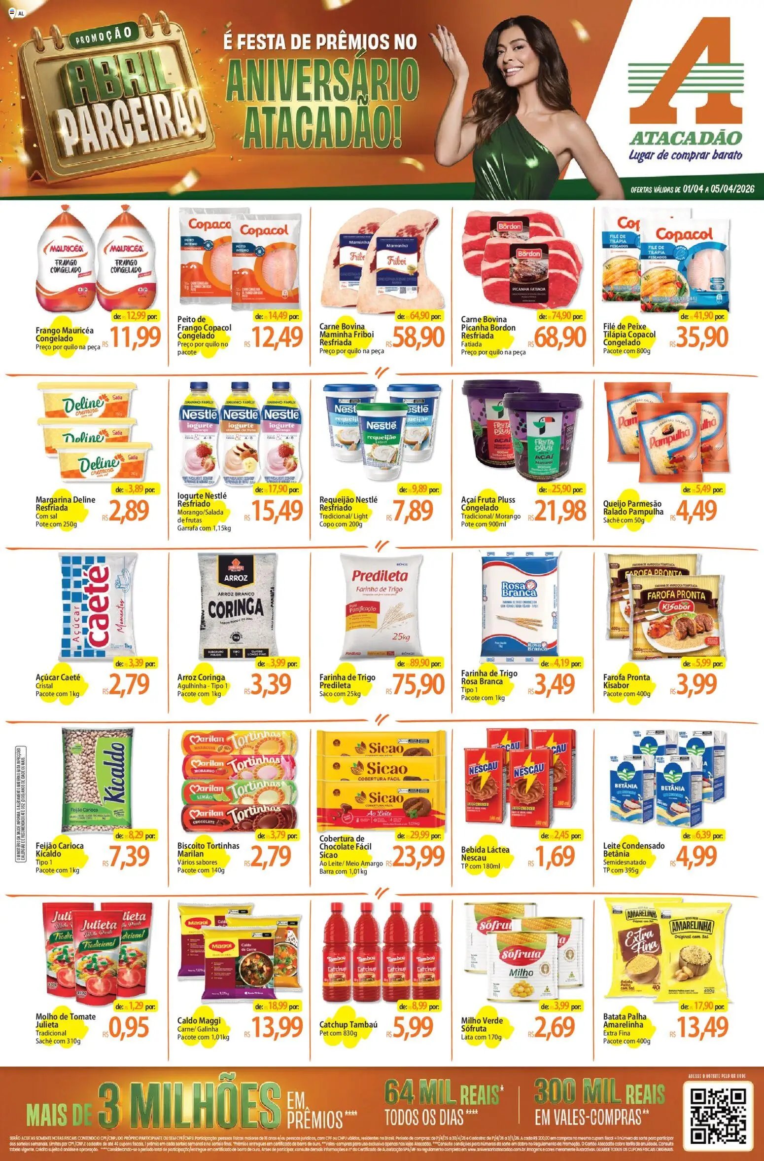 Atacadão folheto a partir de 01/04/2026 Atacadão ofertas - AL (2026-04-01 - 2026-04-05)