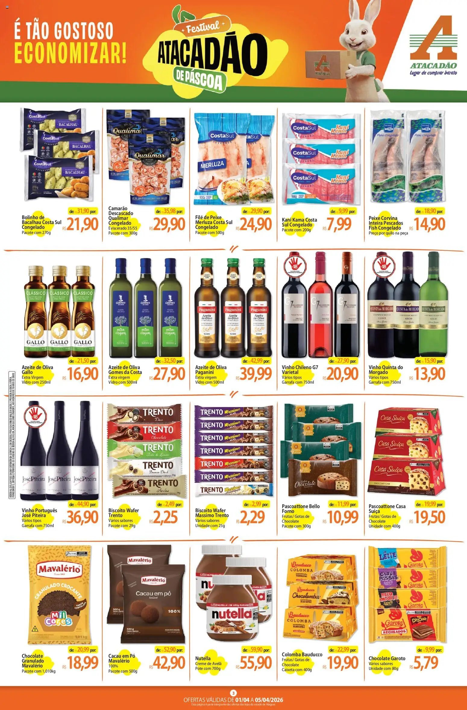 Atacadão folheto a partir de 01/04/2026 Atacadão ofertas - AL (2026-04-01 - 2026-04-05)