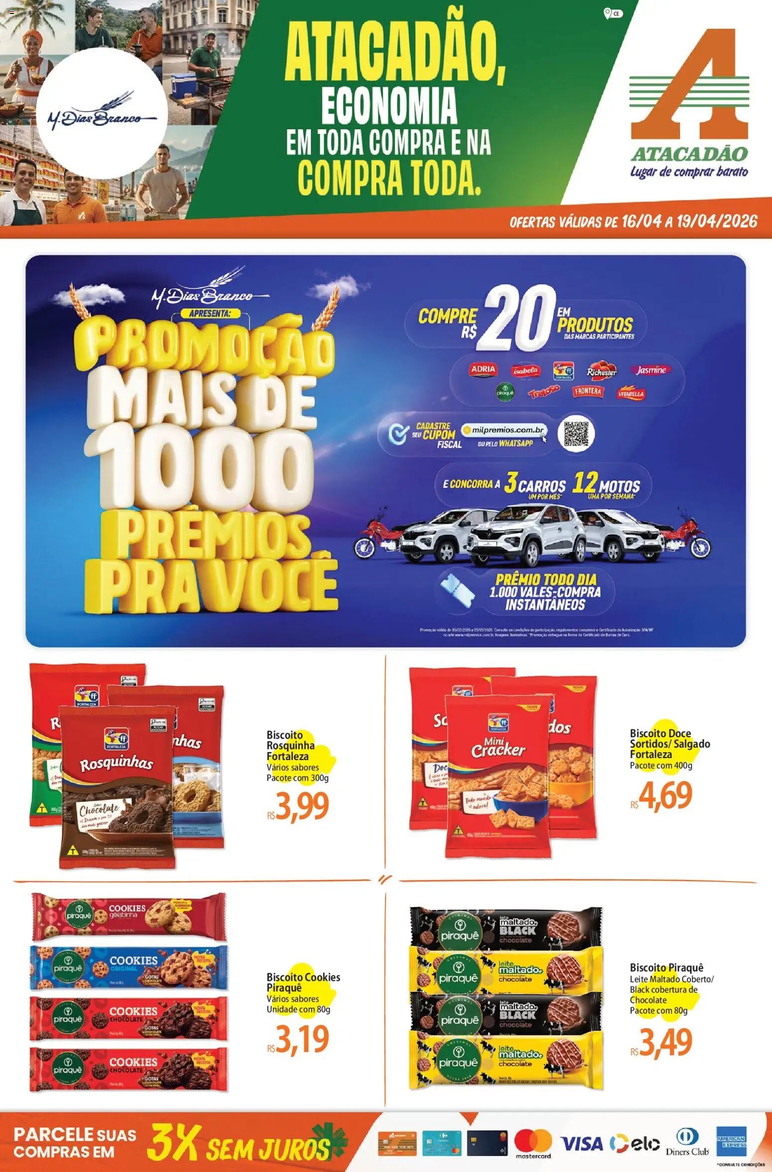Atacadão folheto a partir de 16/04/2026 Atacadão ofertas - CE (2026-04-16 - 2026-04-19)