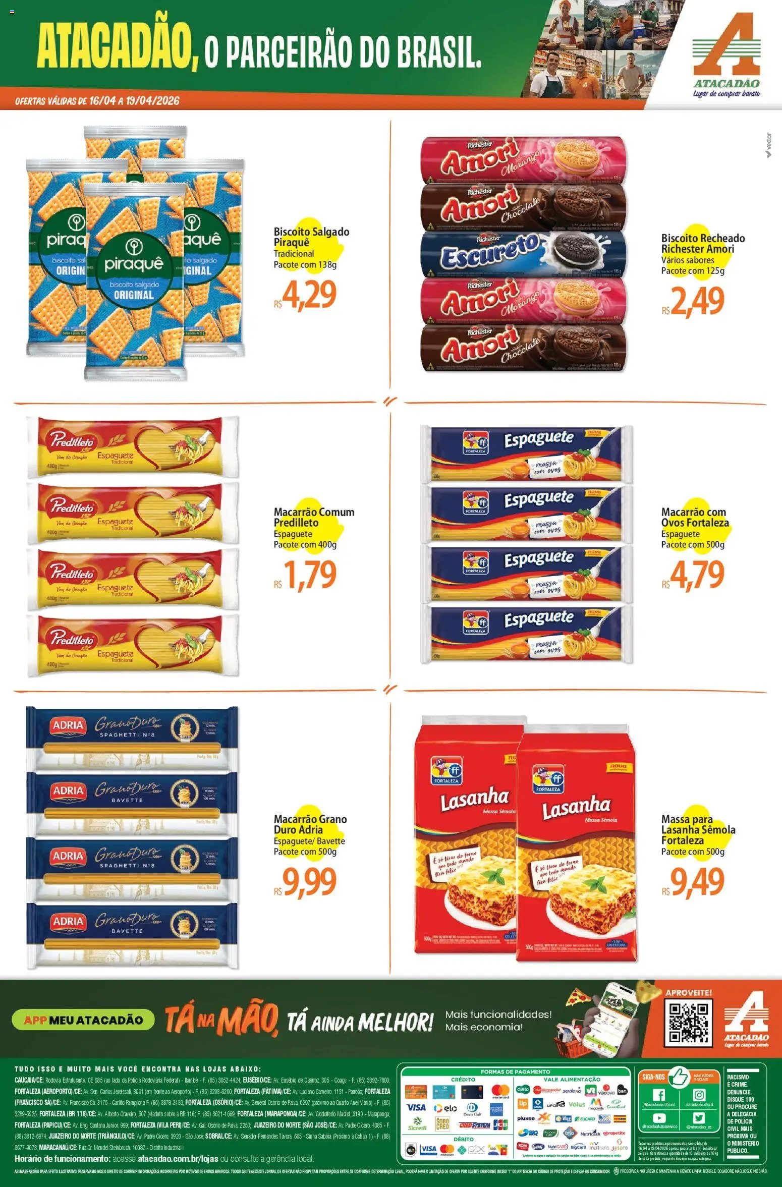 Atacadão folheto a partir de 16/04/2026 Atacadão ofertas - CE (2026-04-16 - 2026-04-19)