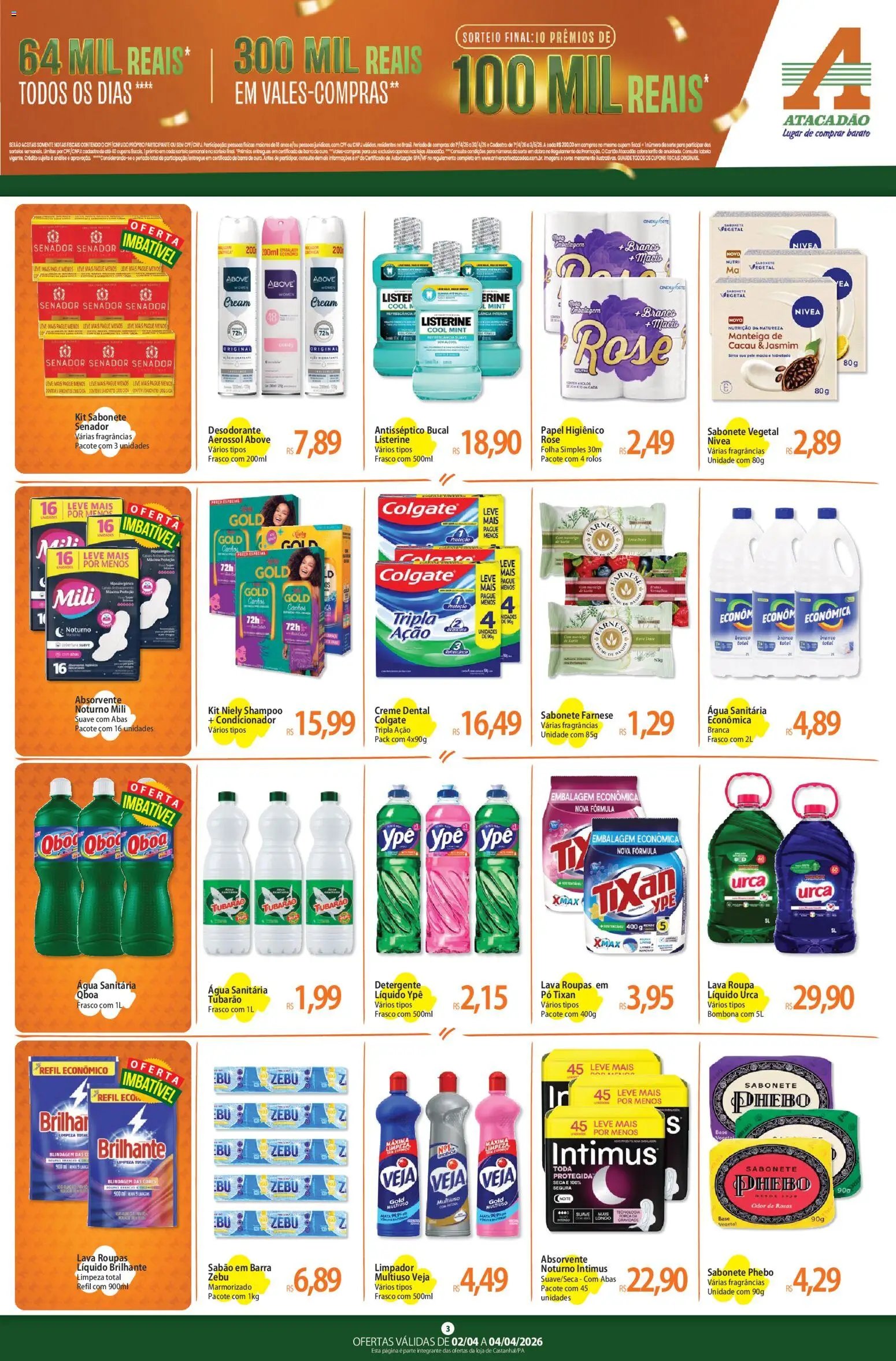 Atacadão folheto a partir de 02/04/2026 Atacadão ofertas - PA (2026-04-02 - 2026-04-04)