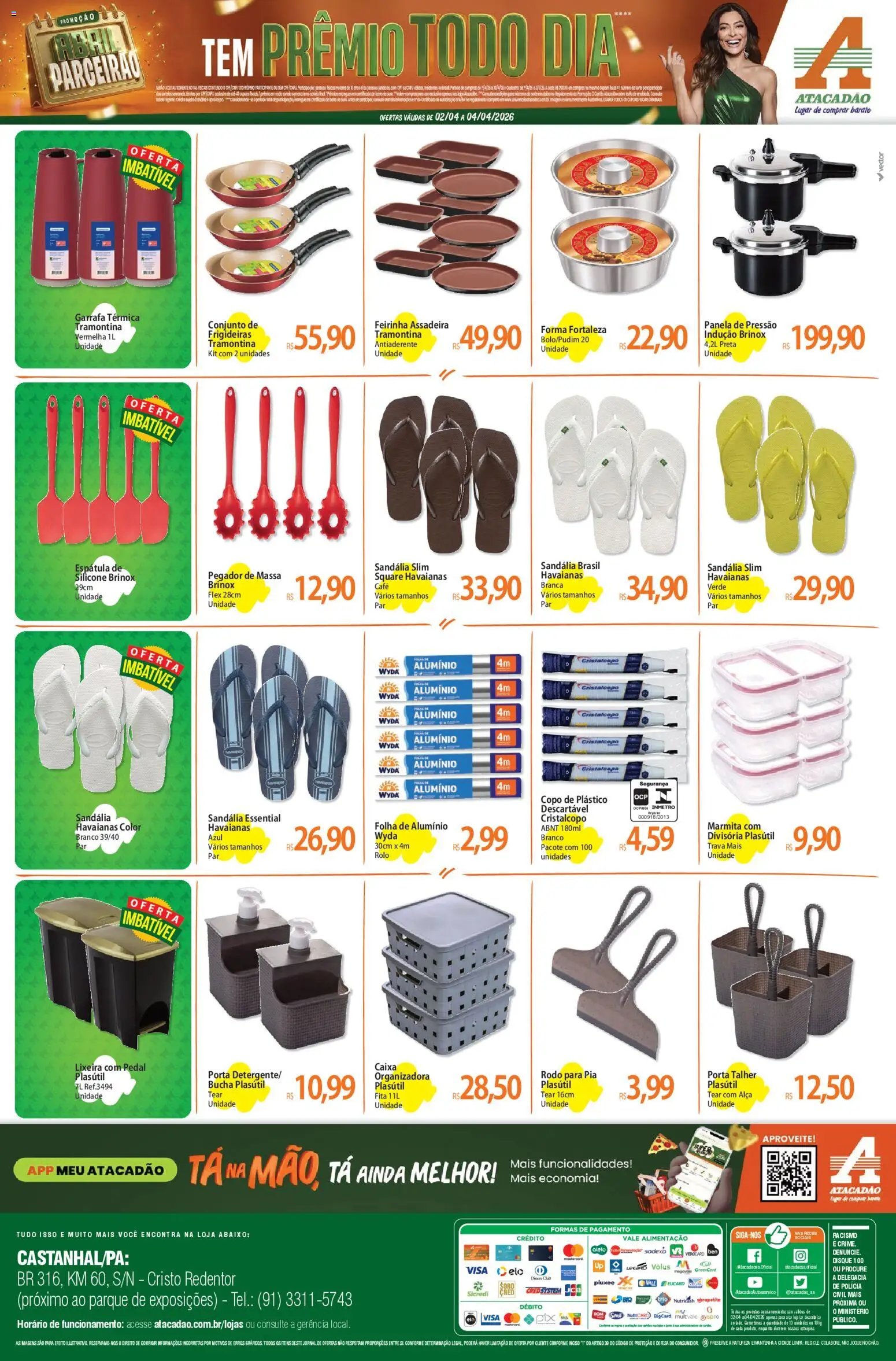 Atacadão folheto a partir de 02/04/2026 Atacadão ofertas - PA (2026-04-02 - 2026-04-04)