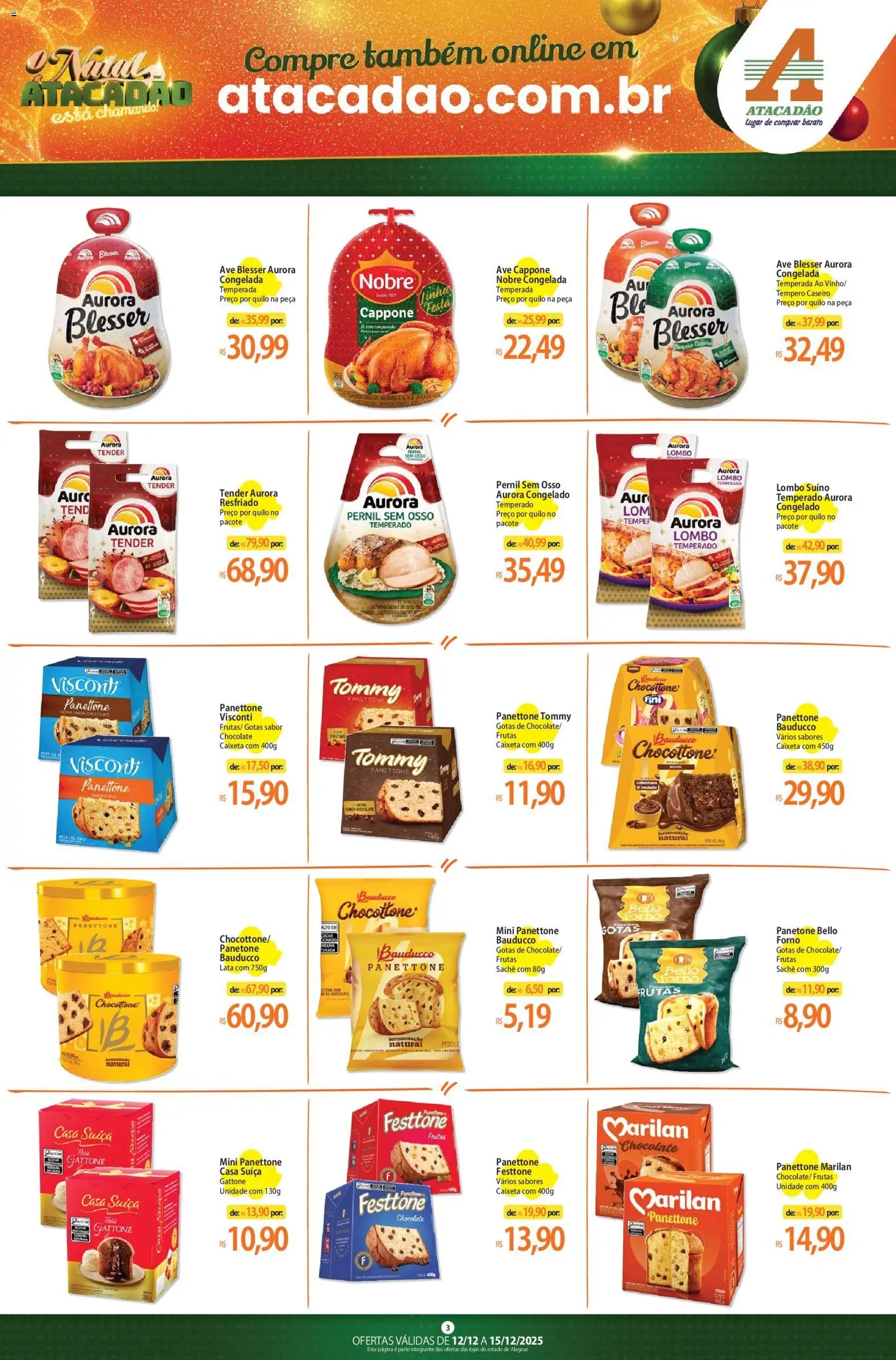 Atacadão folheto a partir de 12/12/2025 Ofertas - AL (2025-12-12 - 2025-12-15)