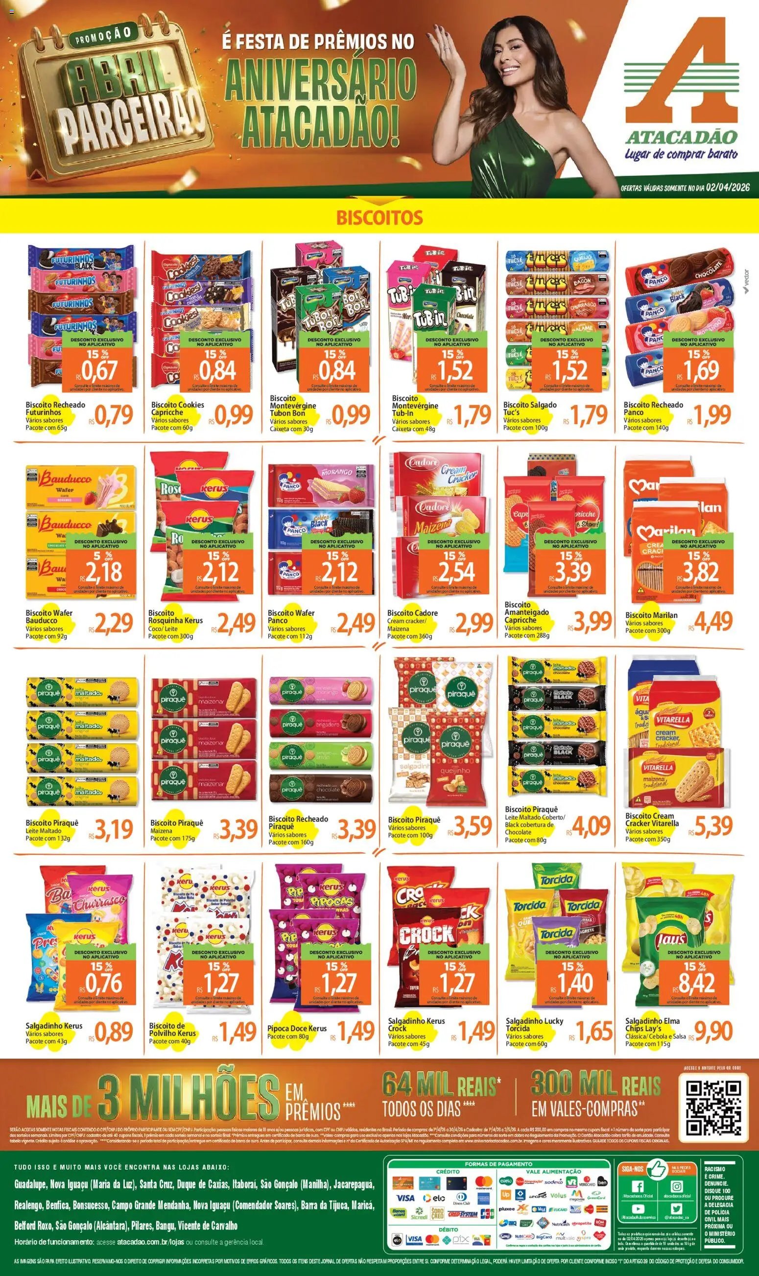 Atacadão folheto a partir de 02/04/2026 Atacadão ofertas - RJ (2026-04-02 - 2026-04-02)