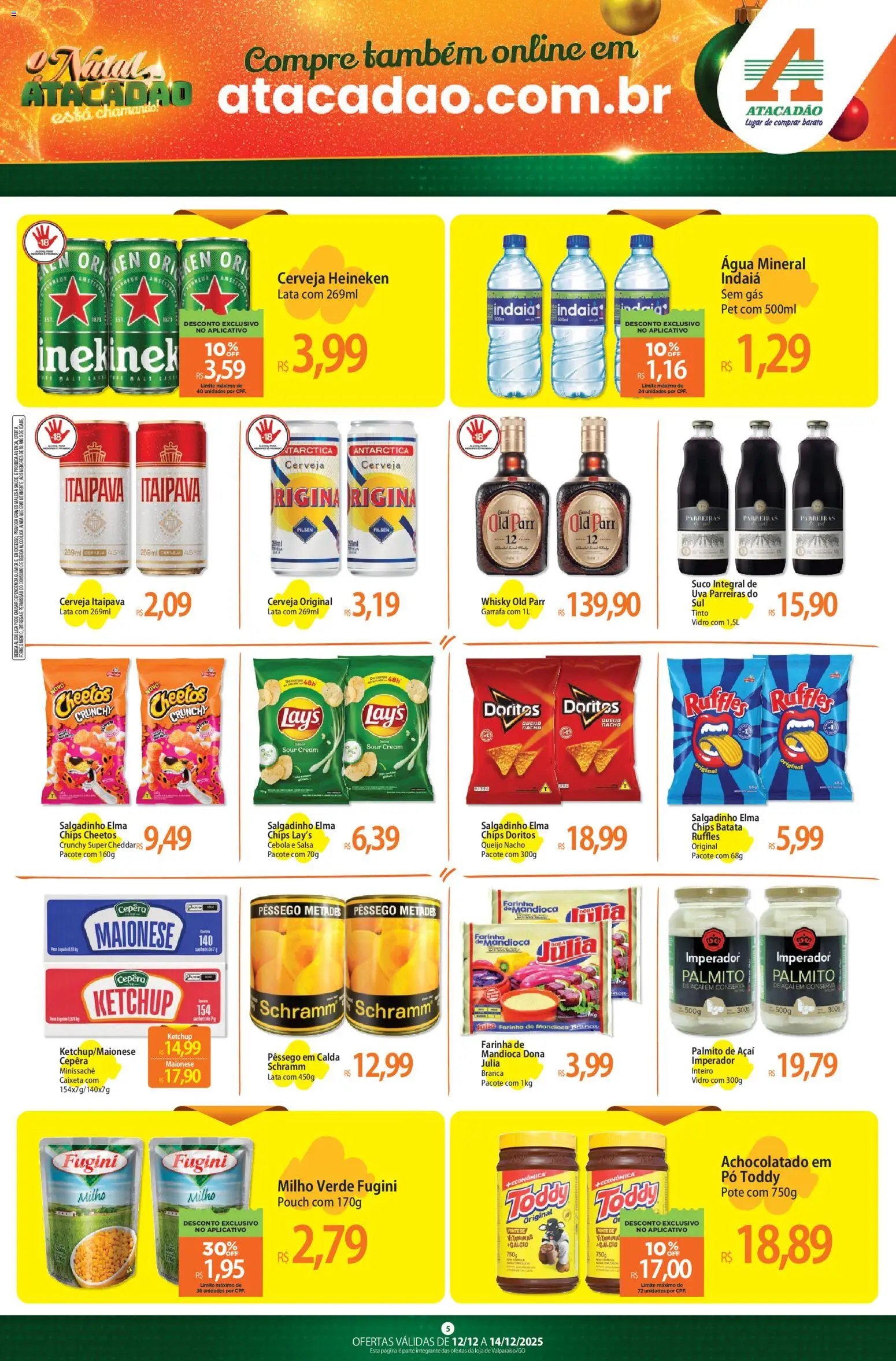 Atacadão folheto a partir de 12/12/2025 Ofertas - GO (2025-12-12 - 2025-12-14)