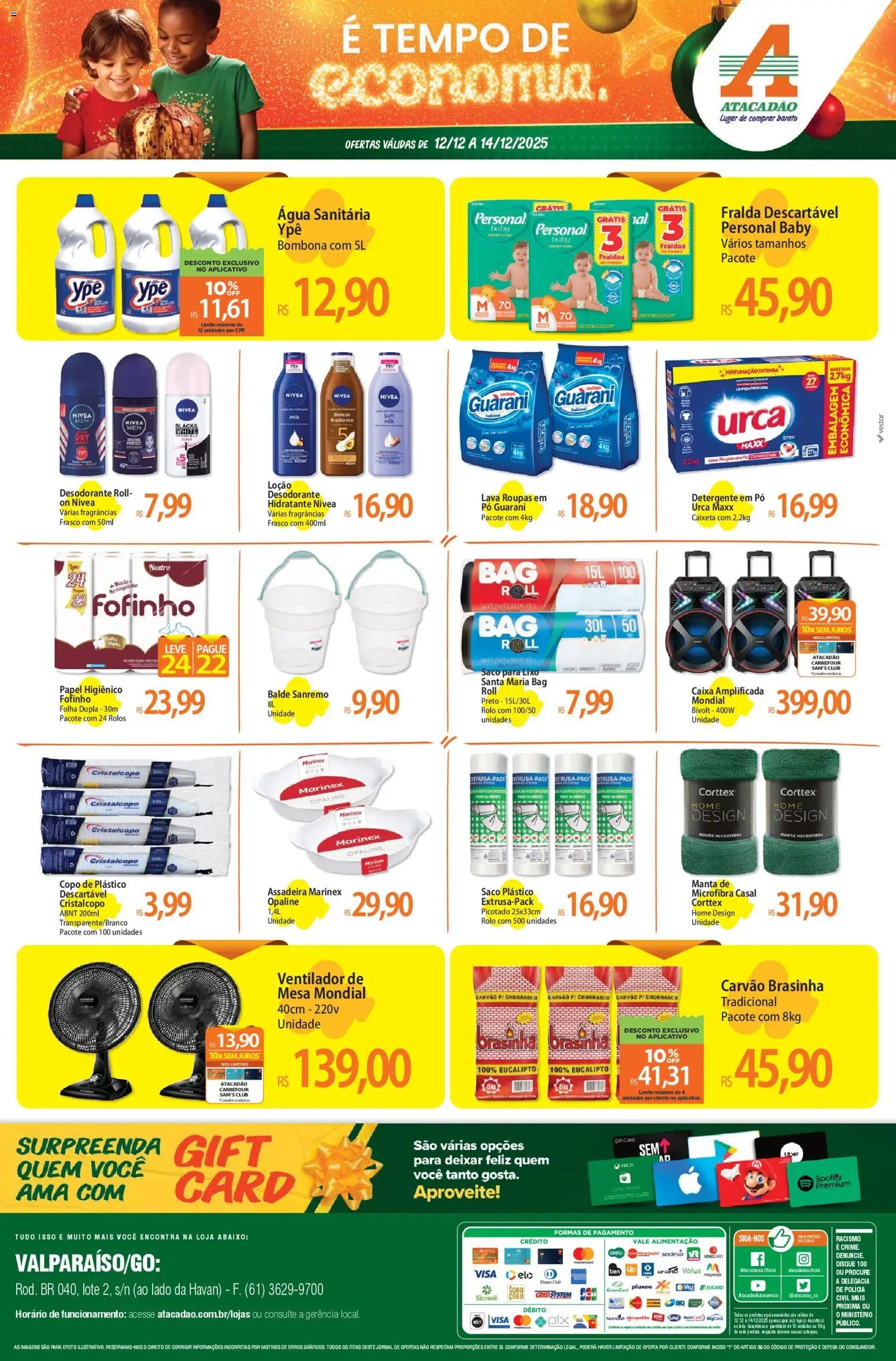Atacadão folheto a partir de 12/12/2025 Ofertas - GO (2025-12-12 - 2025-12-14)