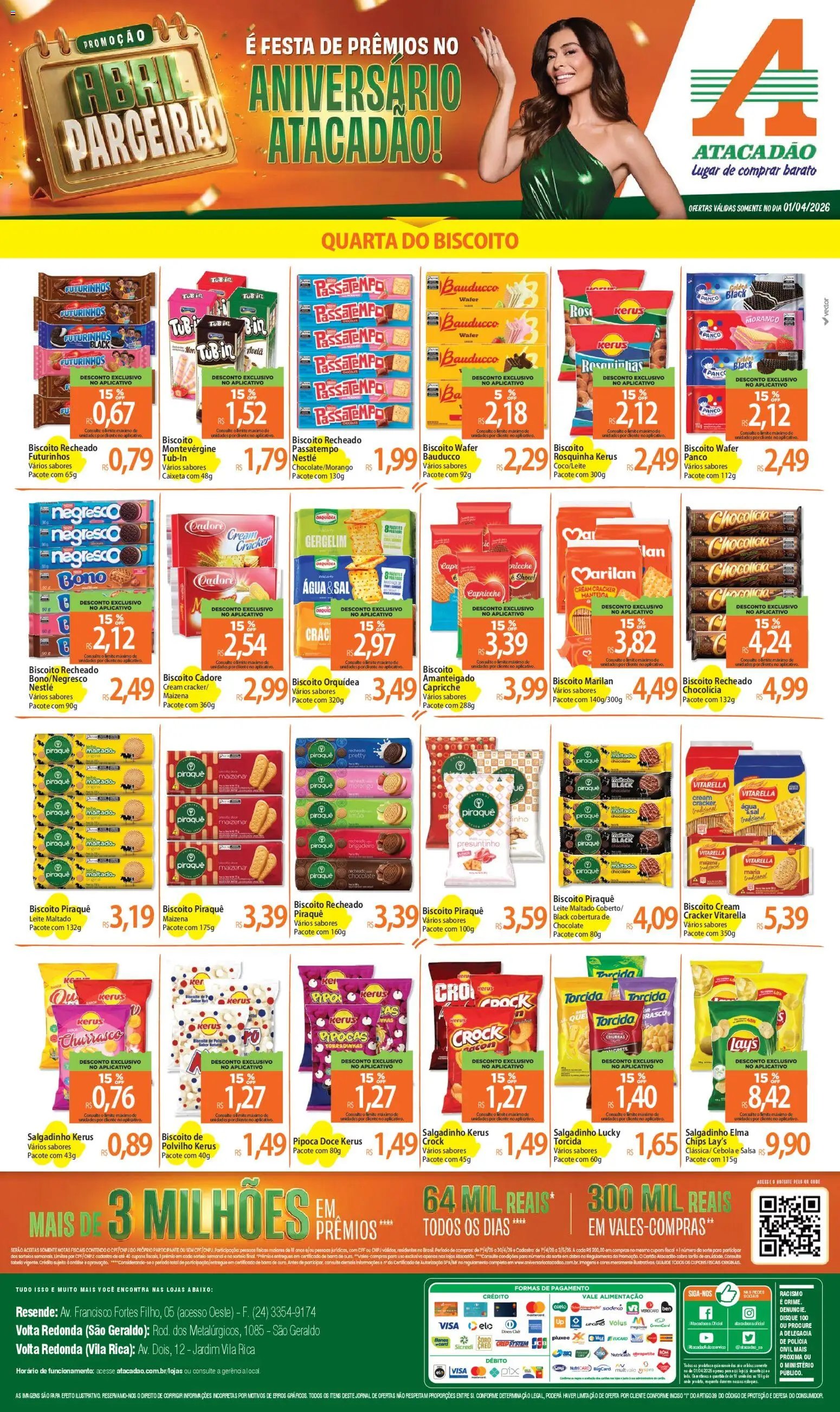 Atacadão folheto a partir de 01/04/2026 Atacadão ofertas - RJ (2026-04-01 - 2026-04-01)
