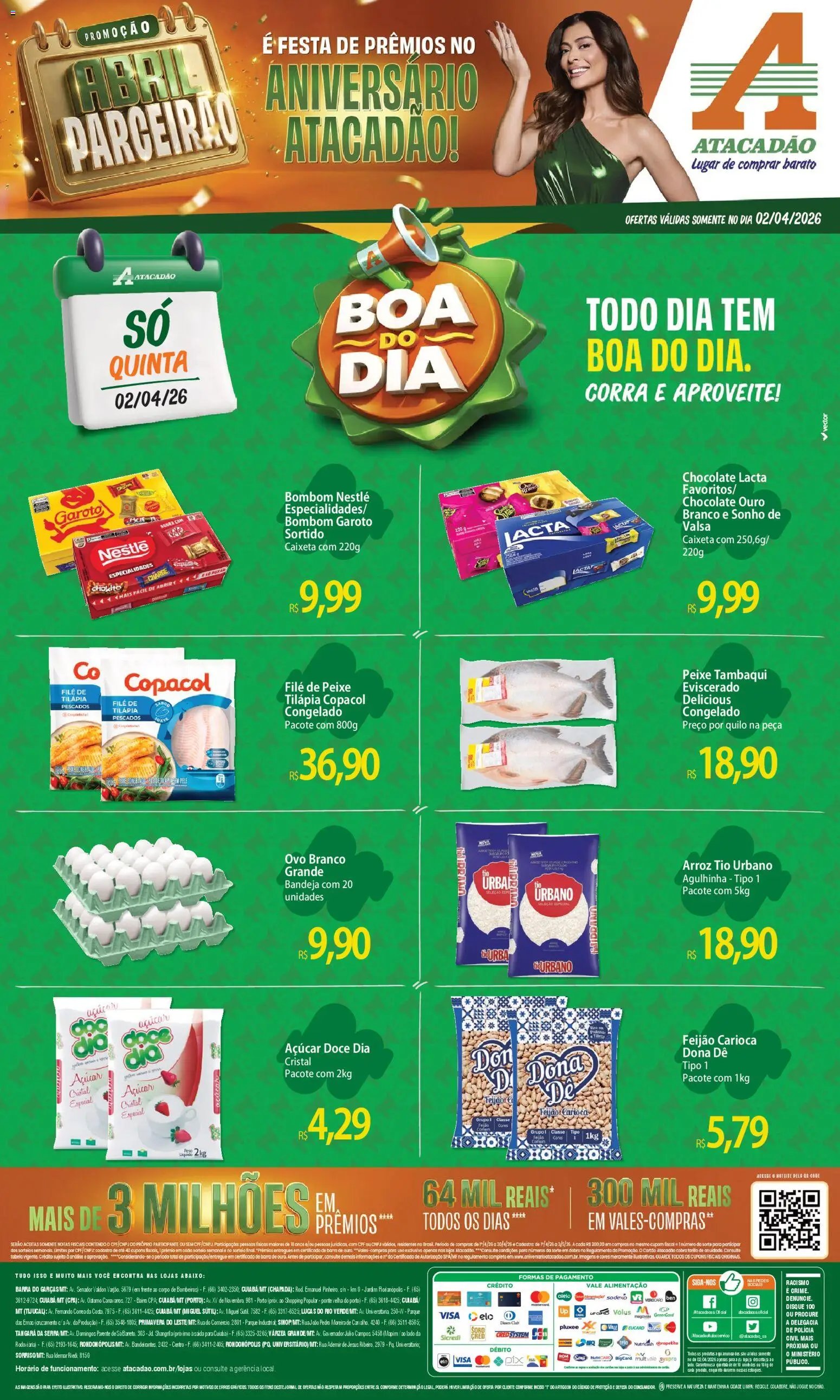 Atacadão folheto a partir de 02/04/2026 Atacadão ofertas - MT (2026-04-02 - 2026-04-02)