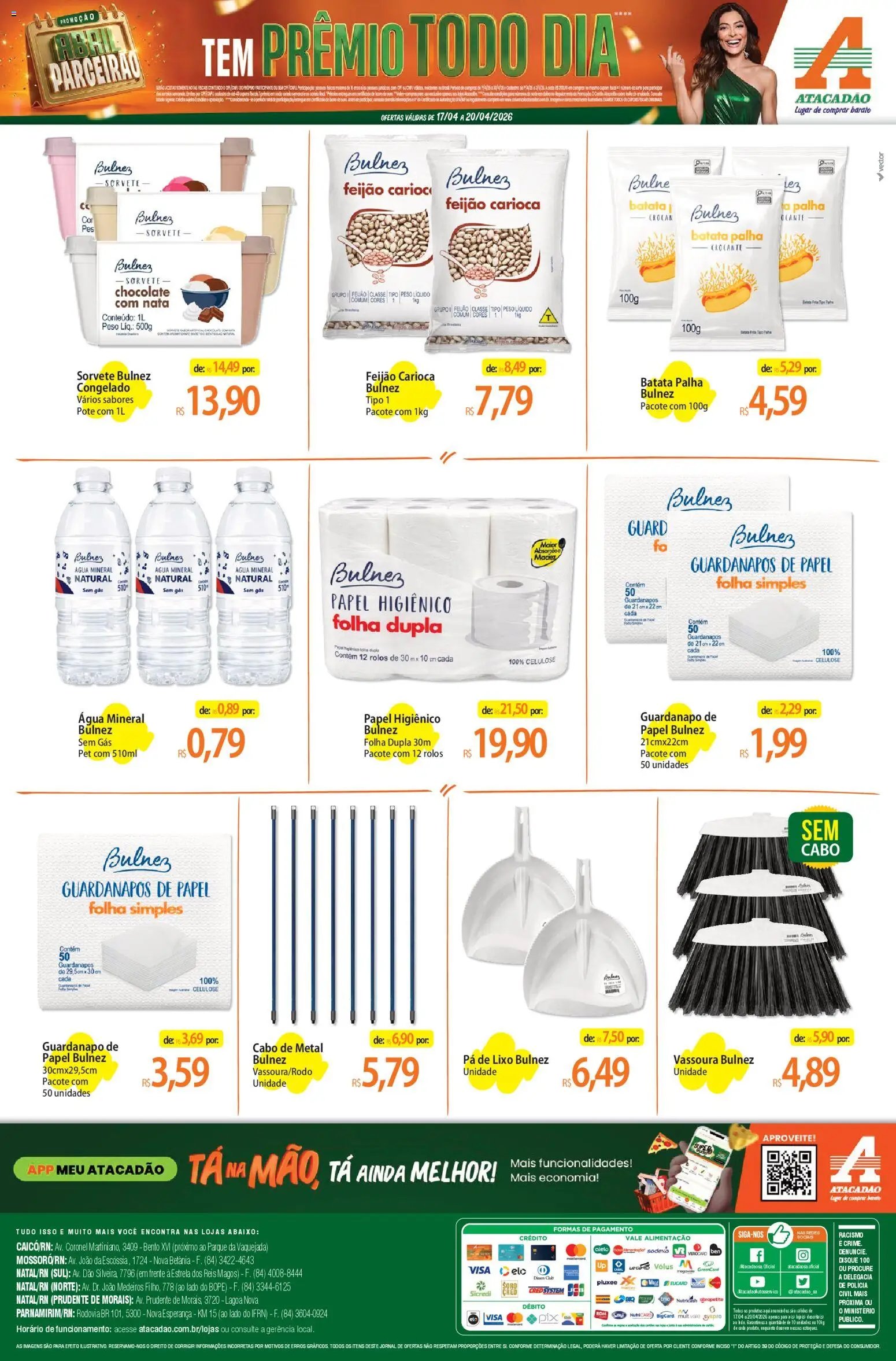 Atacadão folheto a partir de 17/04/2026 Atacadão ofertas - RN (2026-04-17 - 2026-04-20)