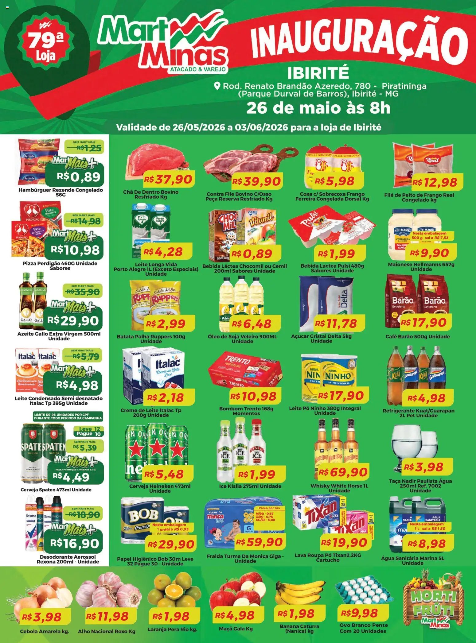 Mart Minas folheto a partir de 26/05/2026 Mart Minas ofertas Ibirité (2026-05-26 - 2026-06-03)