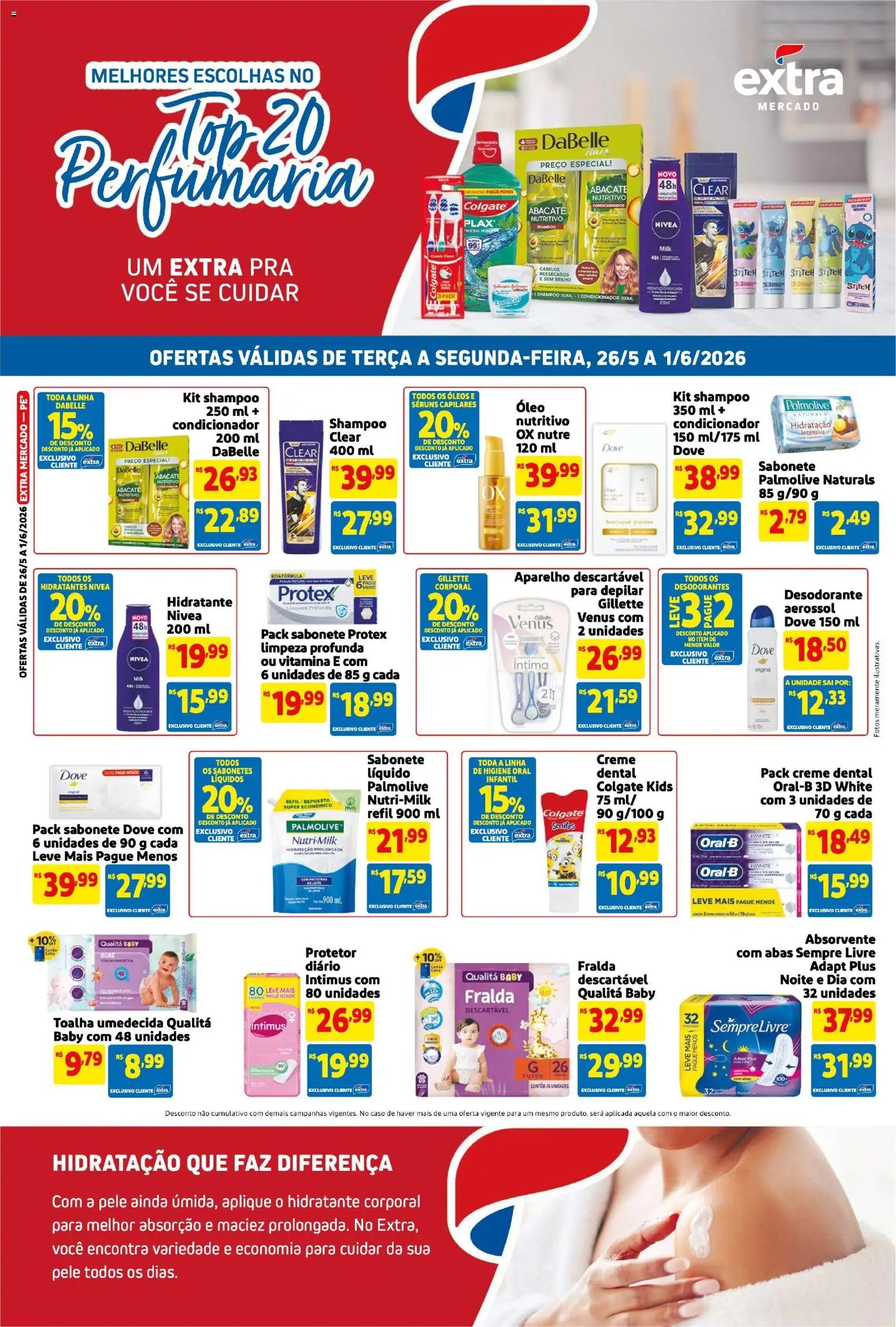 Extra folheto a partir de 26/05/2026 Extra ofertas de Mercado Semanal (2026-05-26 - 2026-06-01)