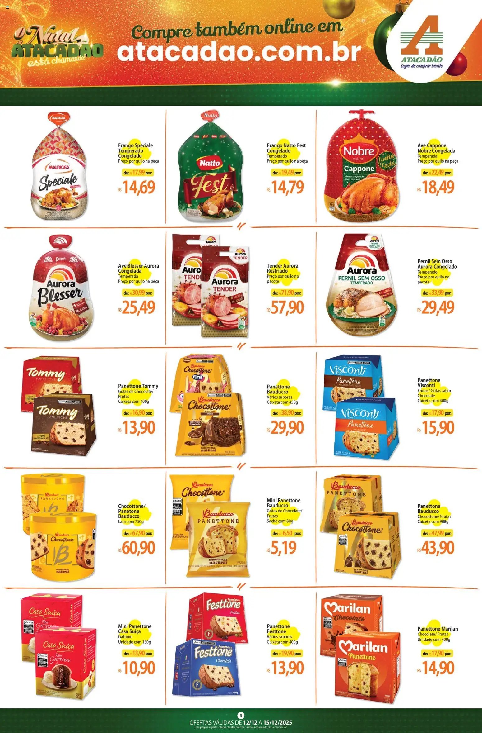 Atacadão folheto a partir de 12/12/2025 Ofertas - PE (2025-12-12 - 2025-12-15)
