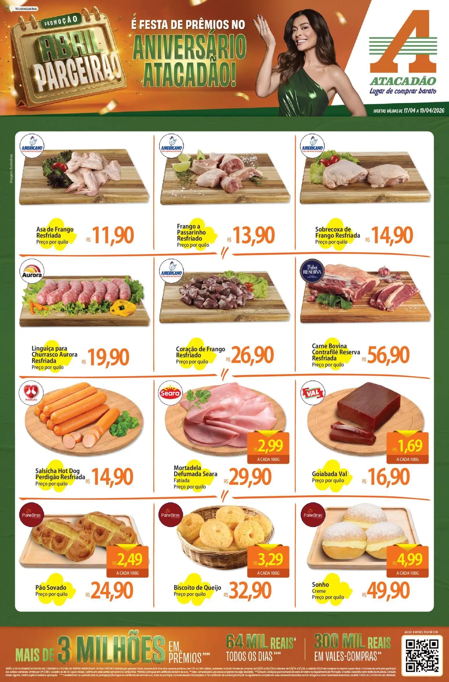 Atacadão folheto a partir de 17/04/2026 Atacadão ofertas - TO (2026-04-17 - 2026-04-19)