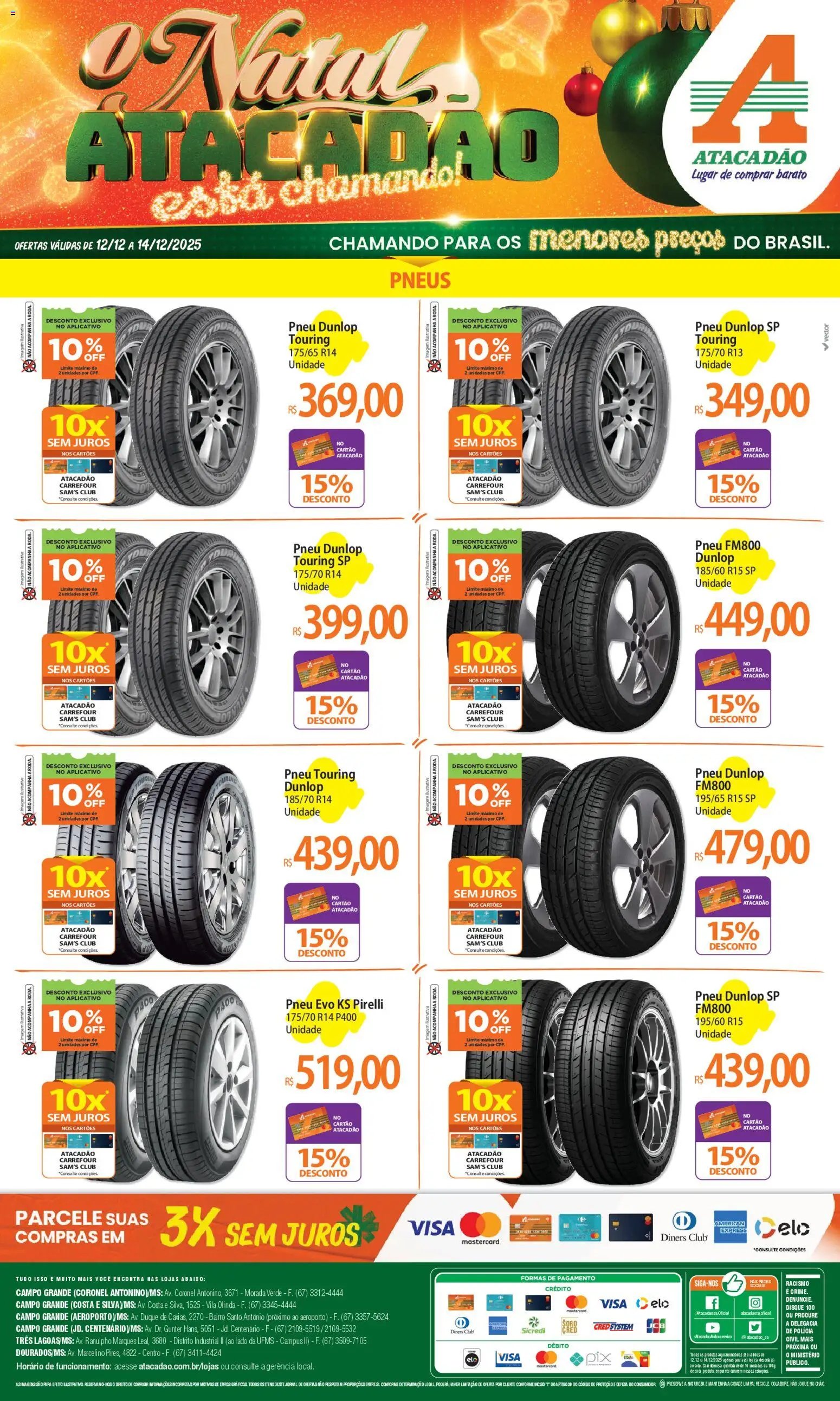 Atacadão folheto a partir de 12/12/2025 Ofertas - MS (2025-12-12 - 2025-12-14)