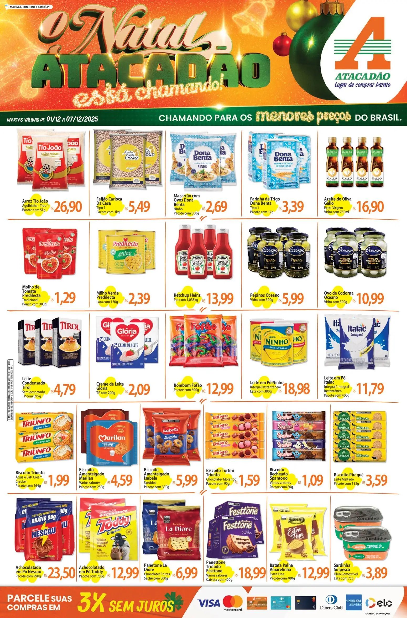 Atacadão folheto a partir de 01/12/2025 Ofertas - PR (2025-12-01 - 2025-12-07)