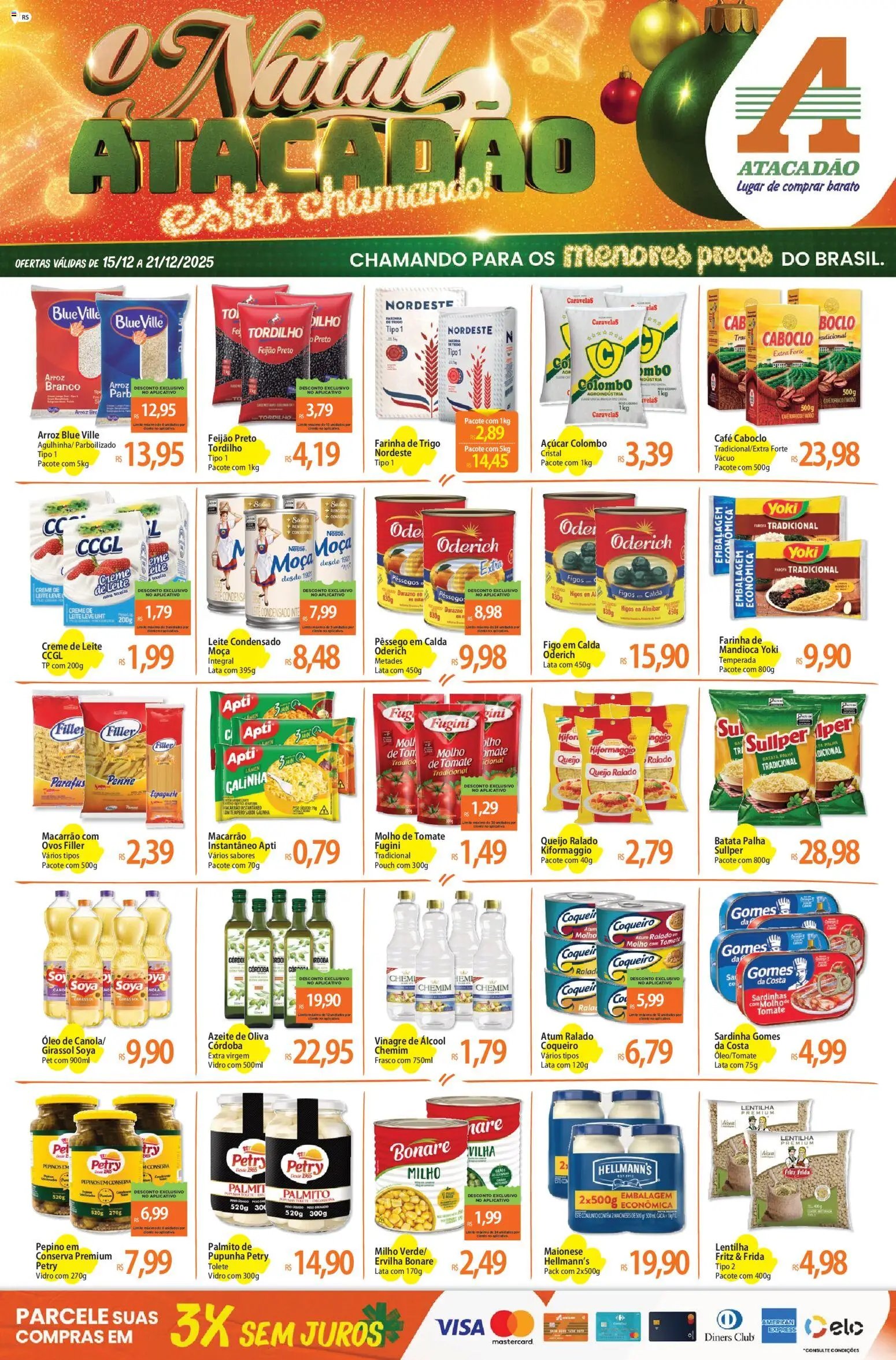 Atacadão folheto a partir de 15/12/2025 Ofertas - RS (2025-12-15 - 2025-12-21)