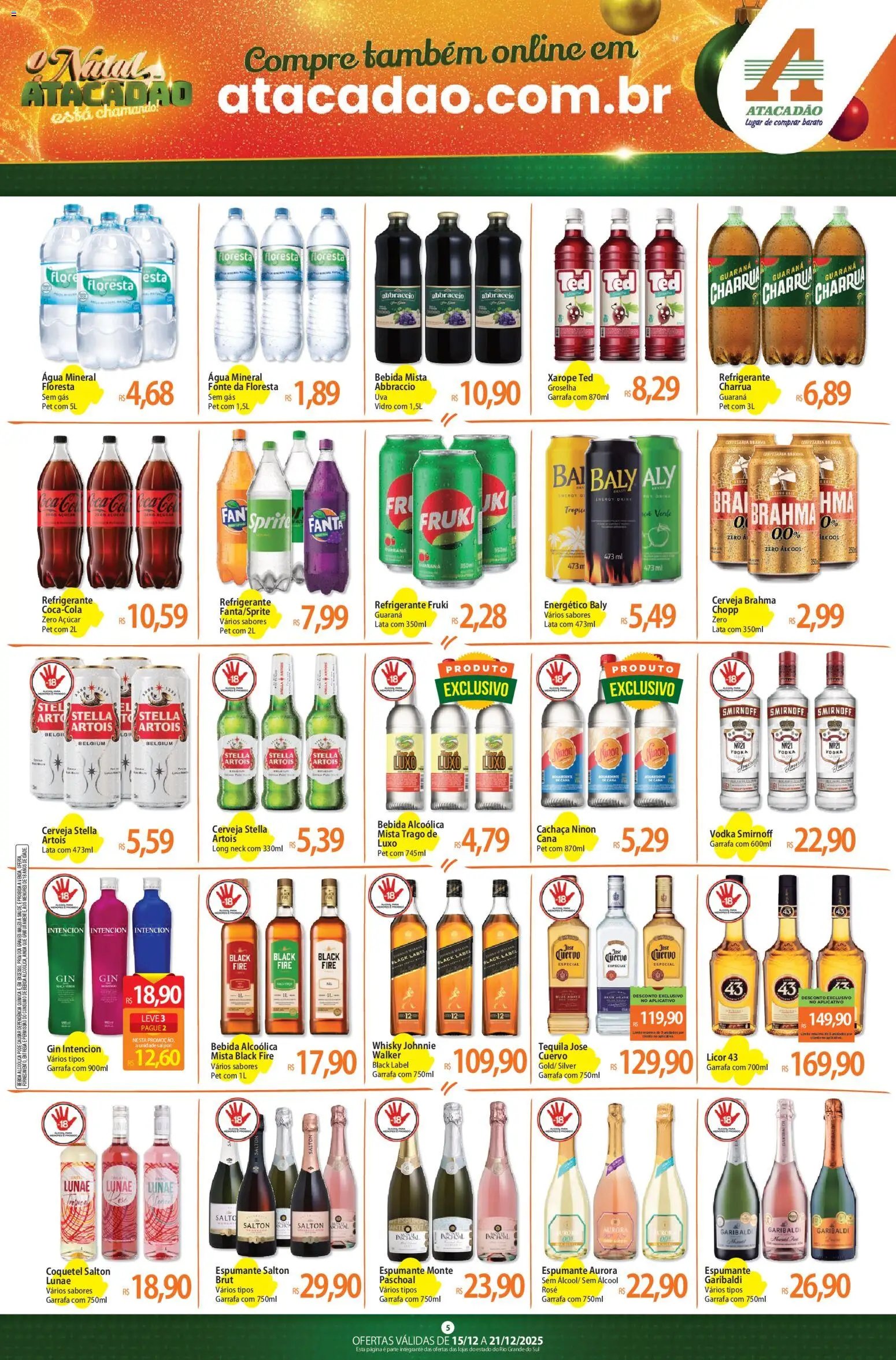 Atacadão folheto a partir de 15/12/2025 Ofertas - RS (2025-12-15 - 2025-12-21)