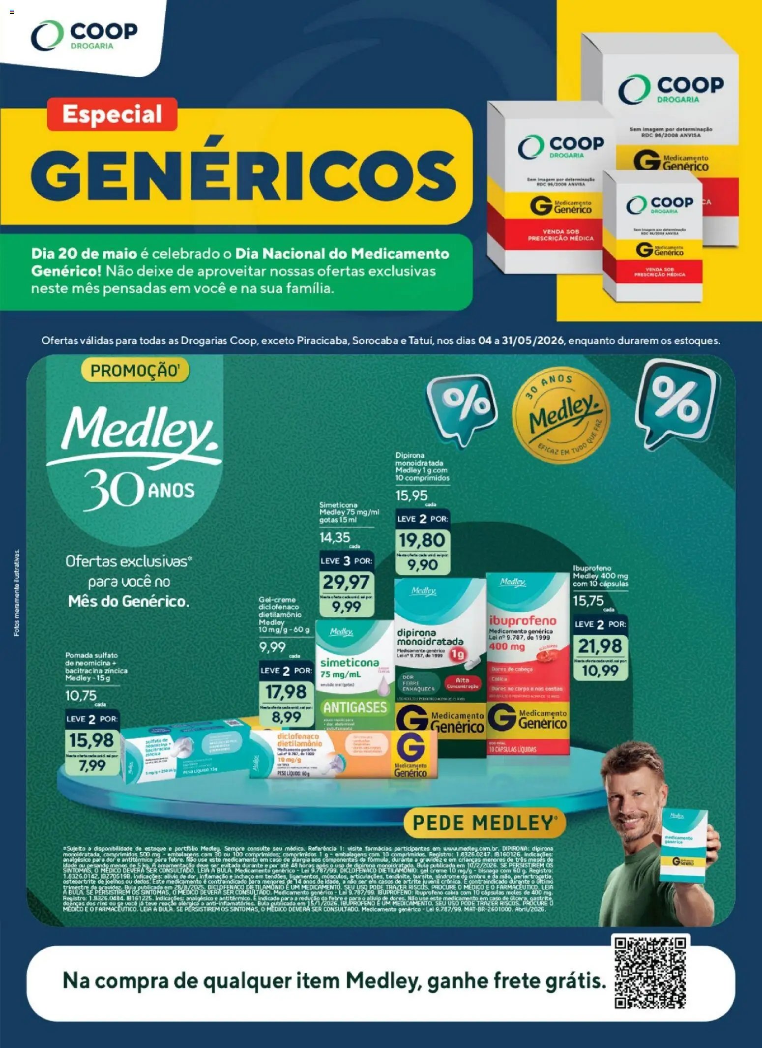 Coop folheto a partir de 04/05/2026 Coop ofertas Drogaria Genéricos (2026-05-04 - 2026-05-31)