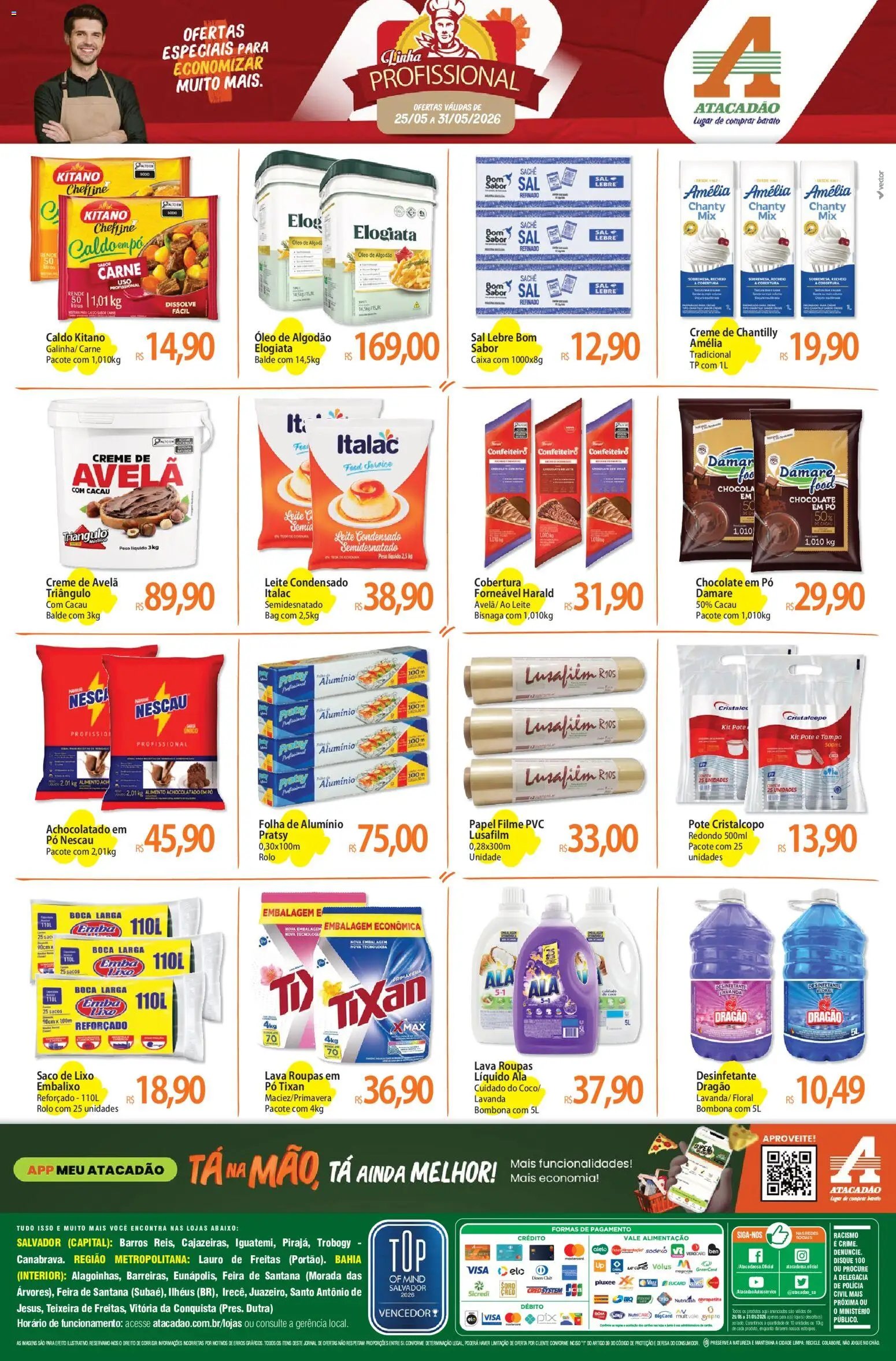 Atacadão folheto a partir de 25/05/2026 Atacadão ofertas - BA (2026-05-25 - 2026-05-31)