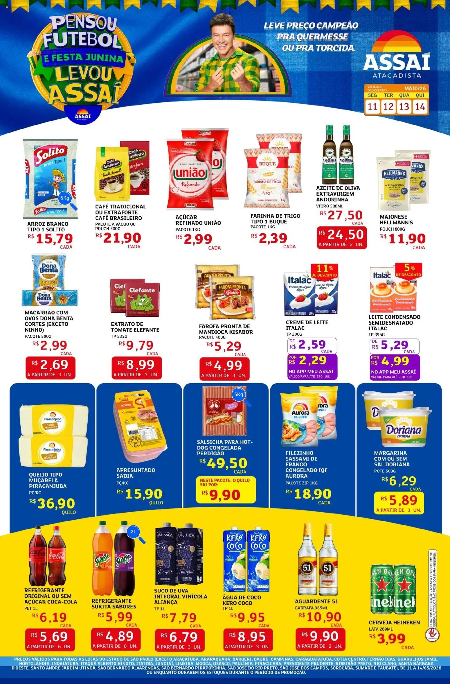 Assaí Atacadista folheto a partir de 11/05/2026 Assaí Atacadista ofertas - SP (2026-05-11 - 2026-07-14)