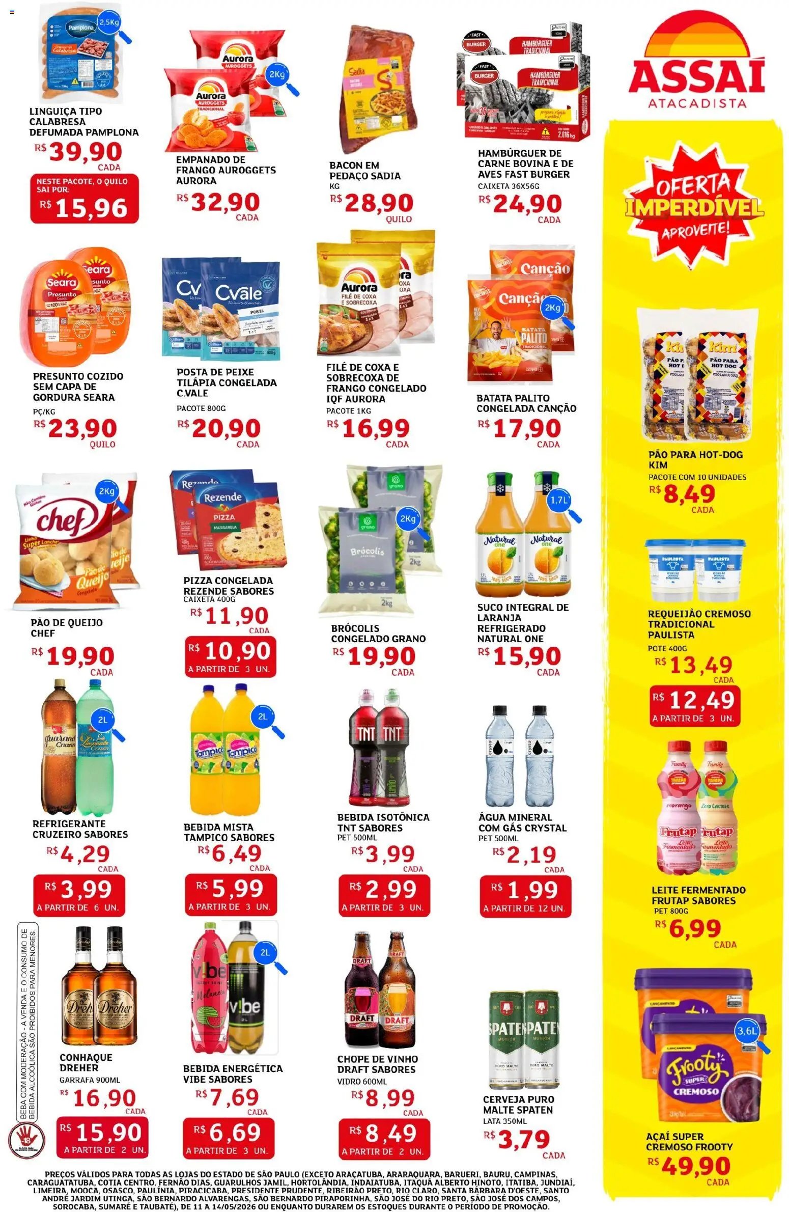 Assaí Atacadista folheto a partir de 11/05/2026 Assaí Atacadista ofertas - SP (2026-05-11 - 2026-07-14)