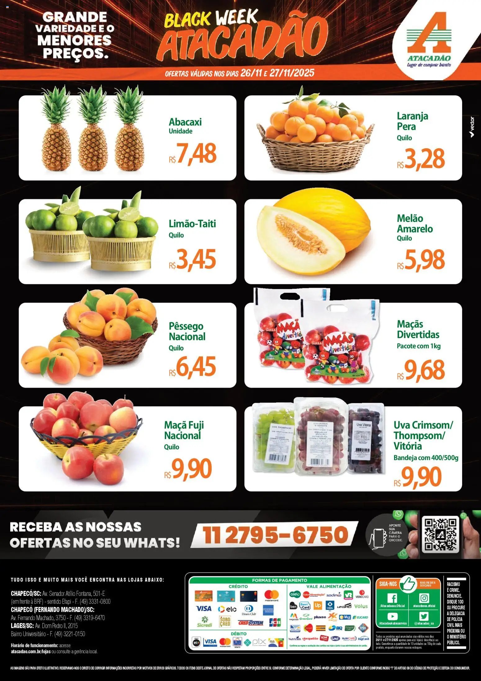 Atacadão folheto a partir de 26/11/2025 Ofertas - SC (2025-11-26 - 2025-11-27)