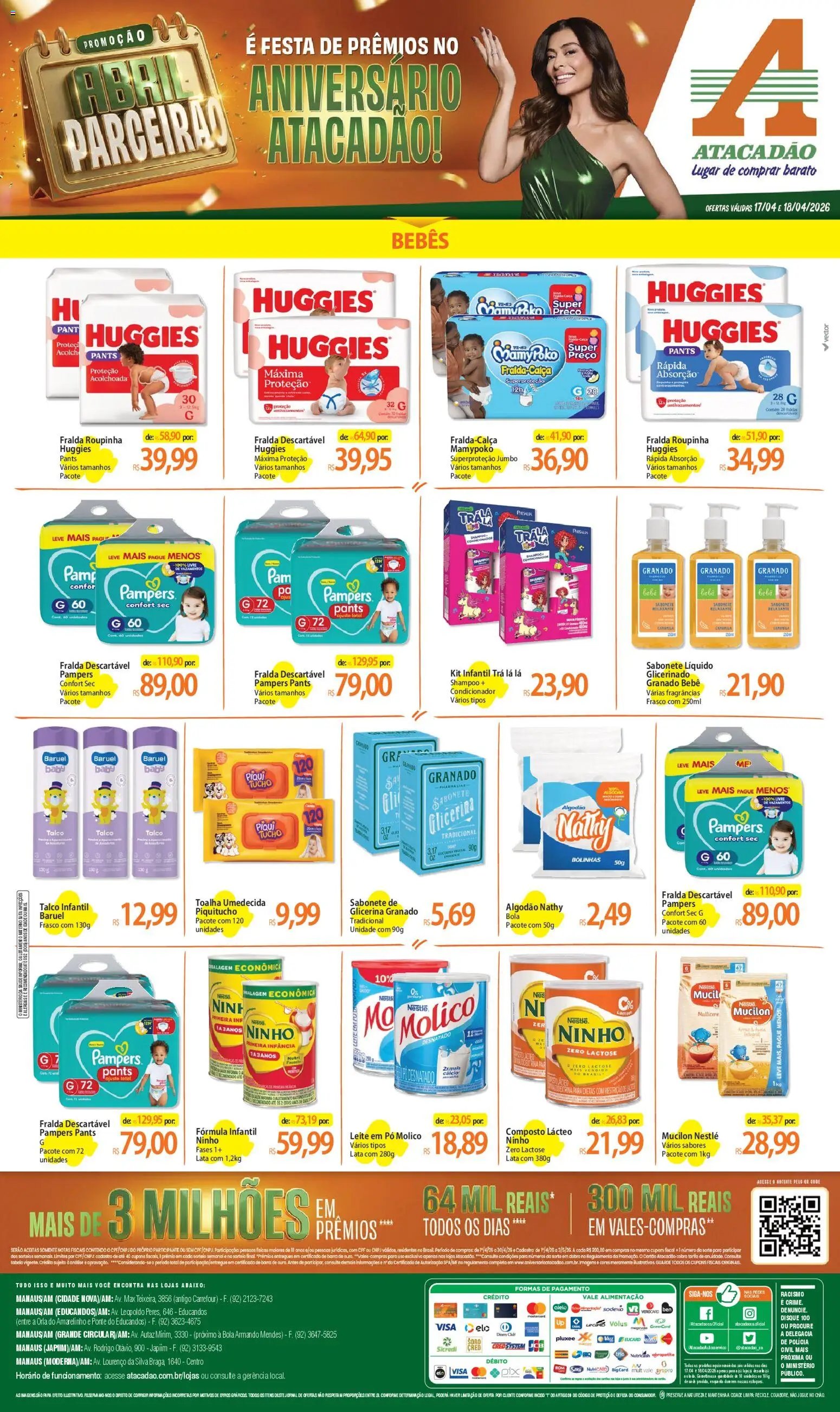 Atacadão folheto a partir de 17/04/2026 Atacadão ofertas - AM (2026-04-17 - 2026-04-18)