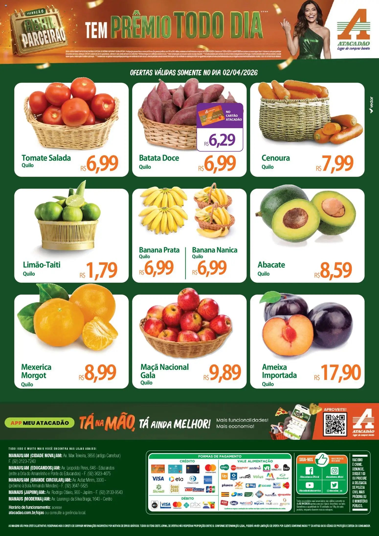 Atacadão folheto a partir de 02/04/2026 Atacadão ofertas - AM (2026-04-02 - 2026-04-02)