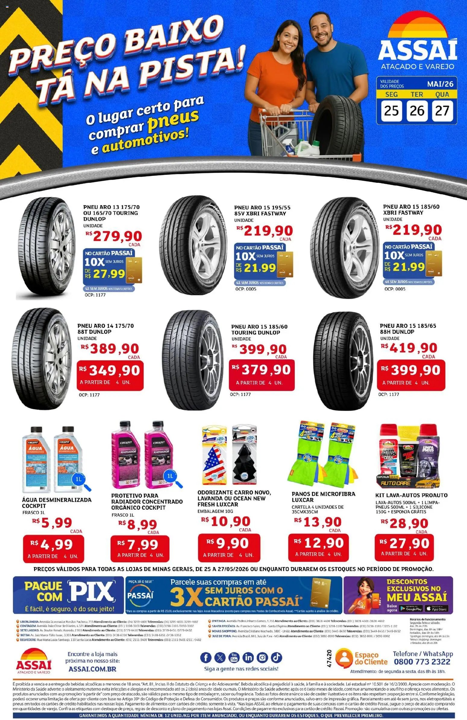 Assaí Atacadista folheto a partir de 25/05/2026 Assaí Atacadista ofertas - MG (2026-05-25 - 2026-05-27)