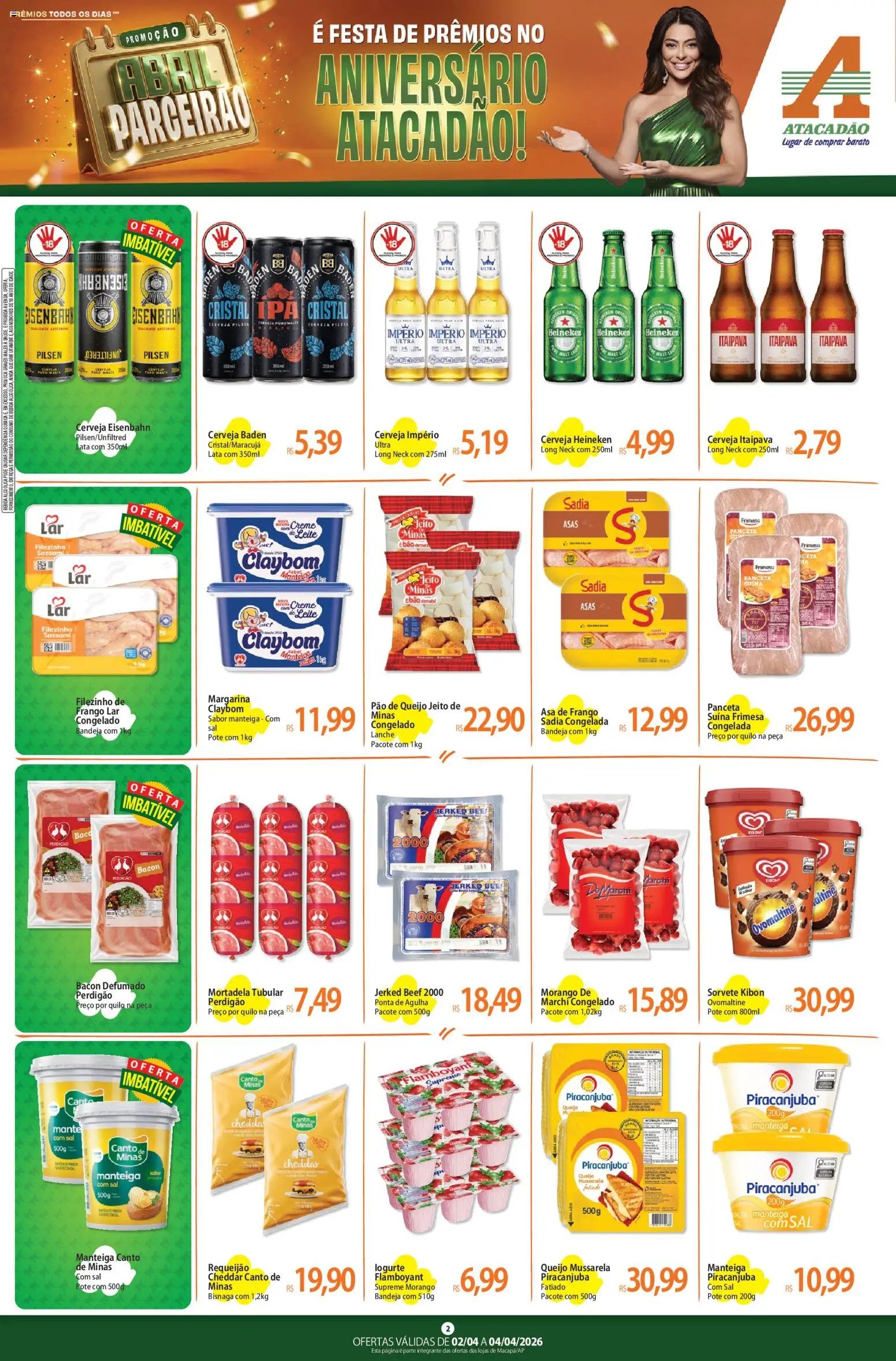 Atacadão folheto a partir de 02/04/2026 Atacadão ofertas - AP (2026-04-02 - 2026-04-04)