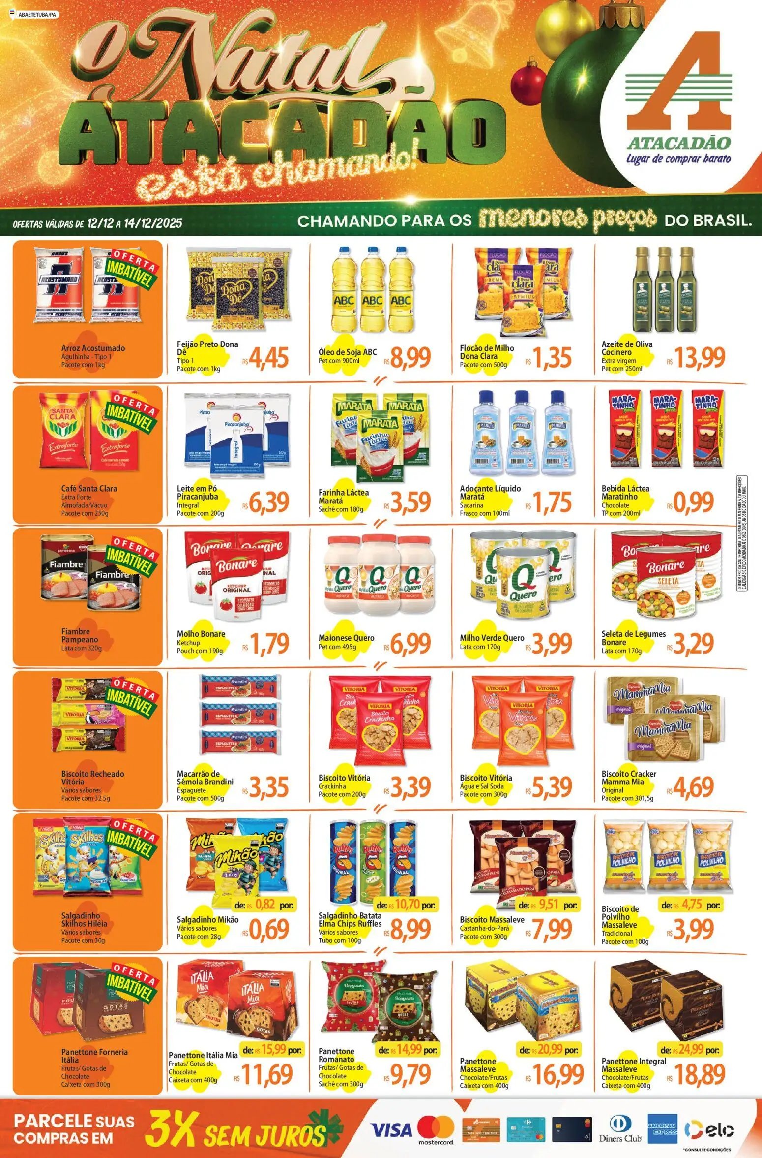 Atacadão folheto a partir de 12/12/2025 Ofertas - PA (2025-12-12 - 2025-12-14)