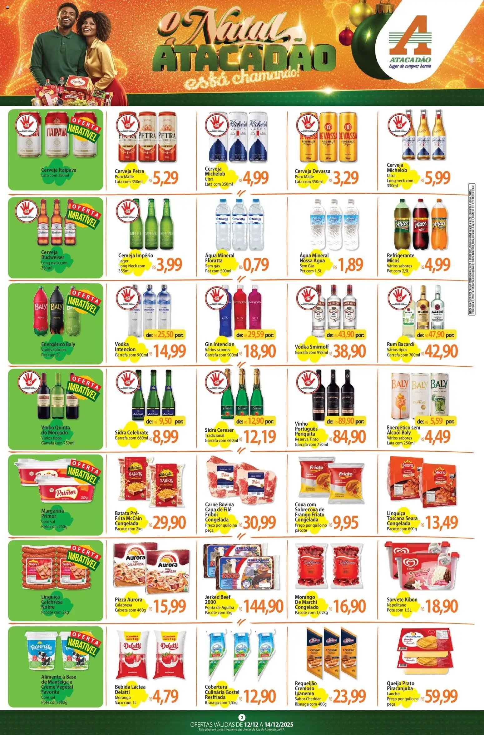 Atacadão folheto a partir de 12/12/2025 Ofertas - PA (2025-12-12 - 2025-12-14)