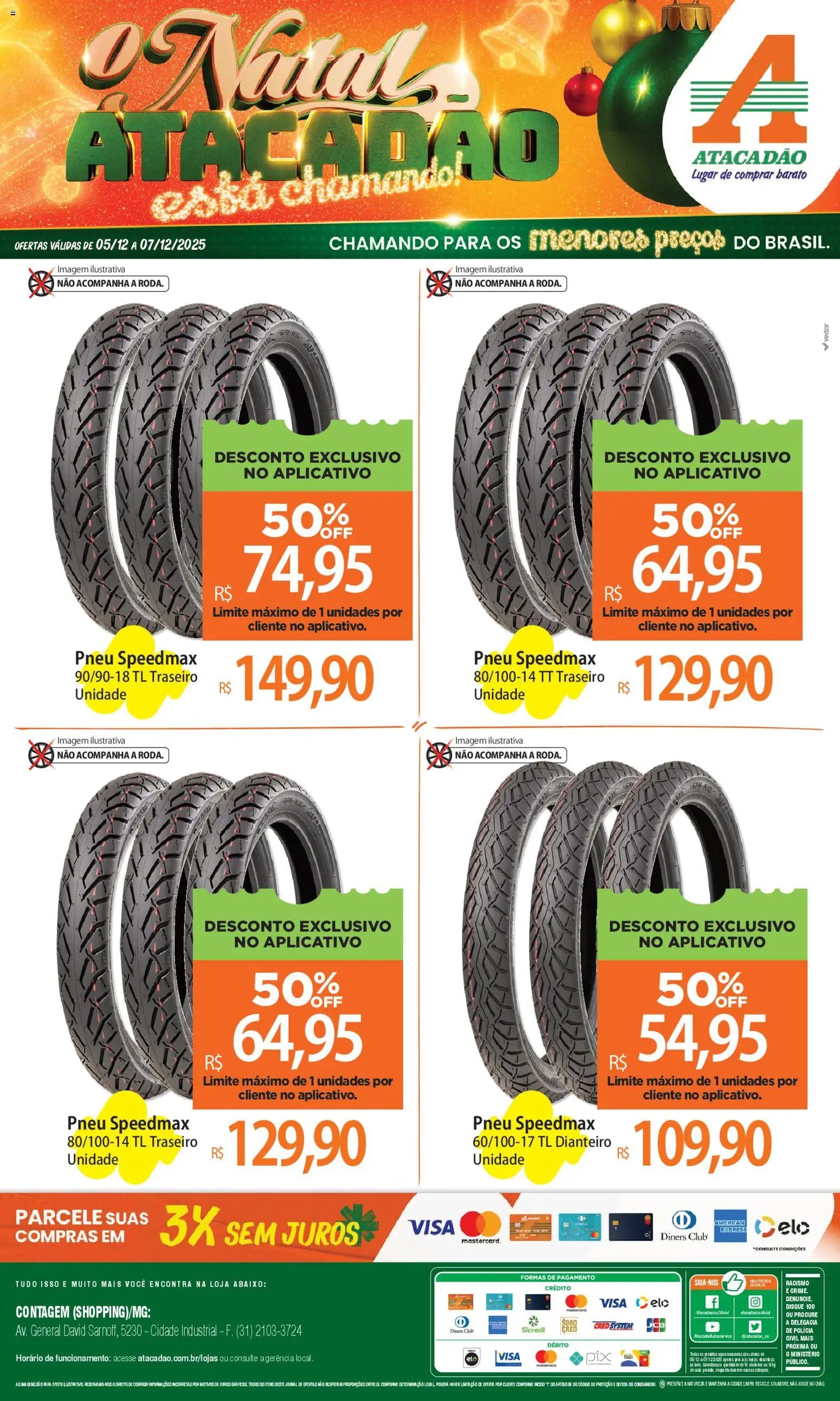 Atacadão folheto a partir de 05/12/2025 Ofertas - MG (2025-12-05 - 2025-12-07)