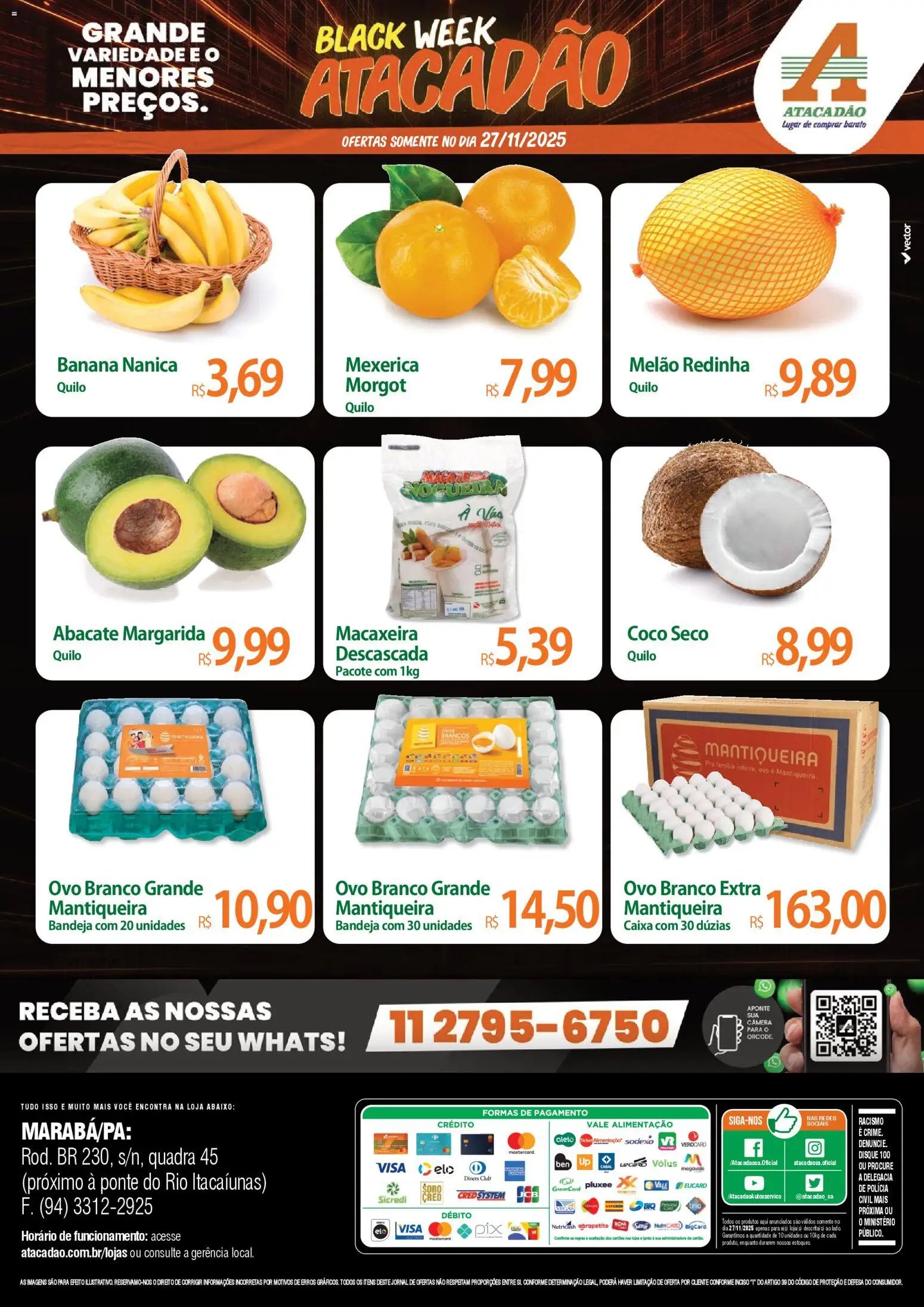 Atacadão folheto a partir de 27/11/2025 Ofertas - PA (2025-11-27 - 2025-11-27)