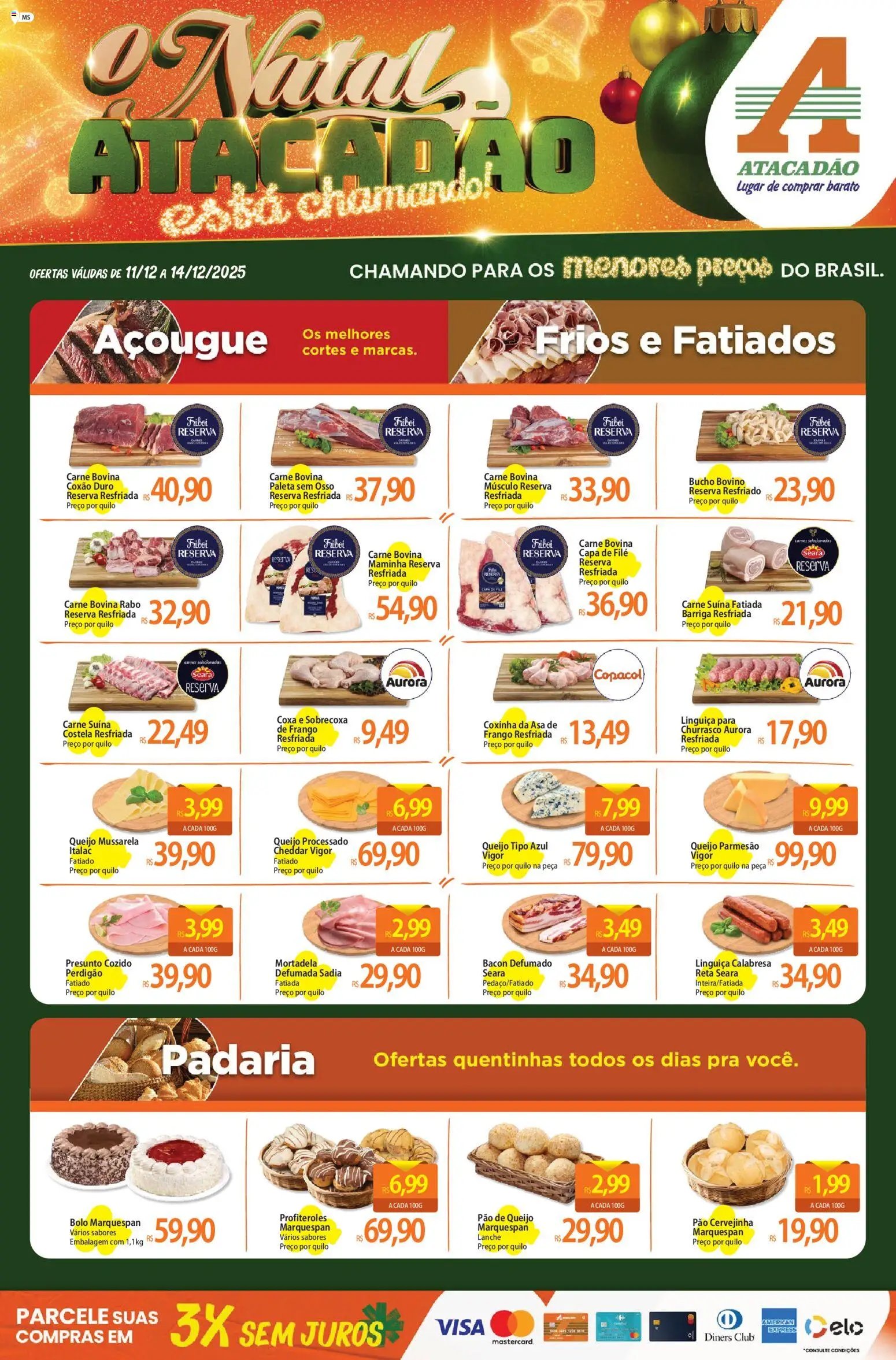 Atacadão folheto a partir de 11/12/2025 Ofertas - MS (2025-12-11 - 2025-12-14)