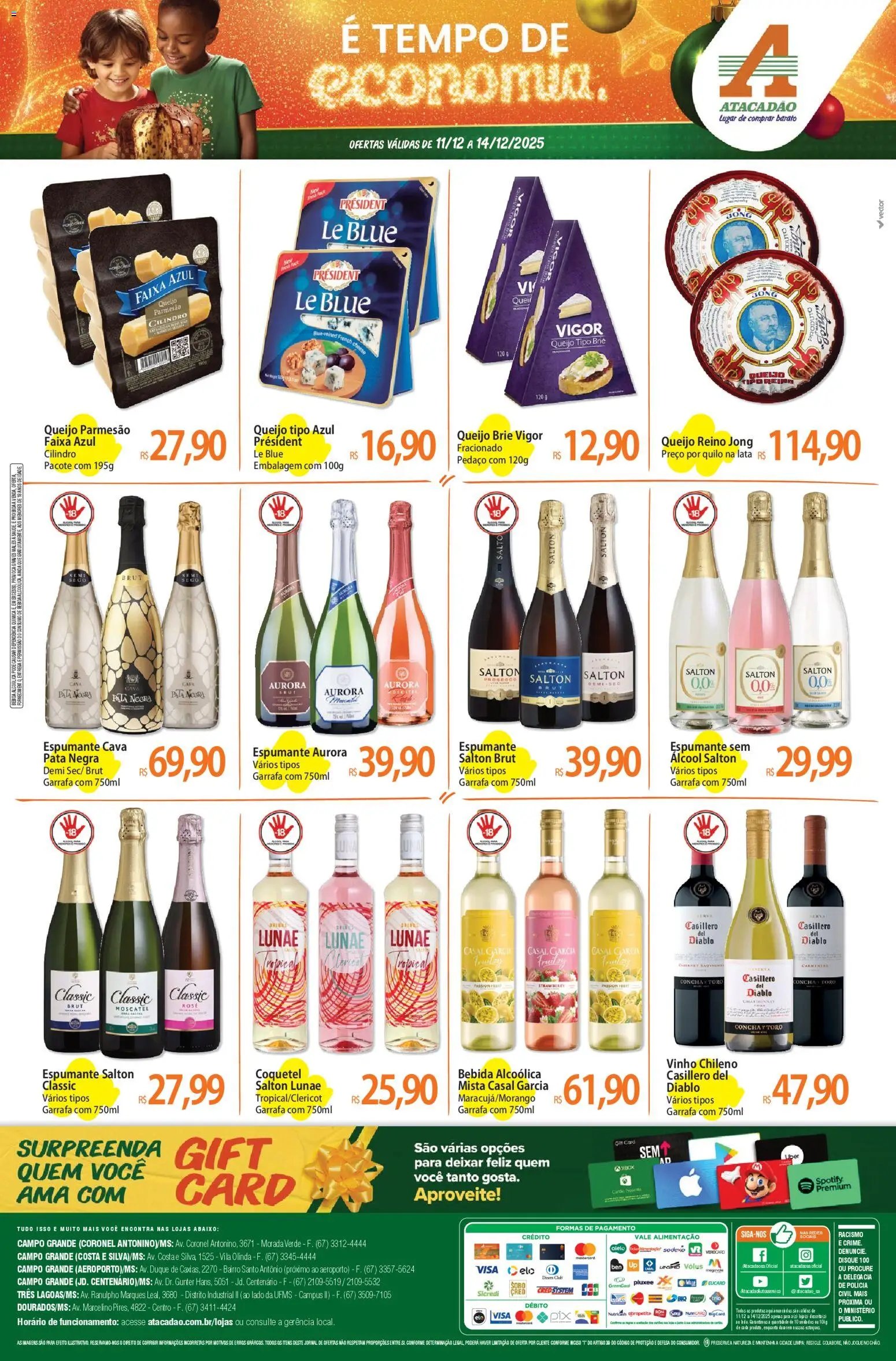 Atacadão folheto a partir de 11/12/2025 Ofertas - MS (2025-12-11 - 2025-12-14)