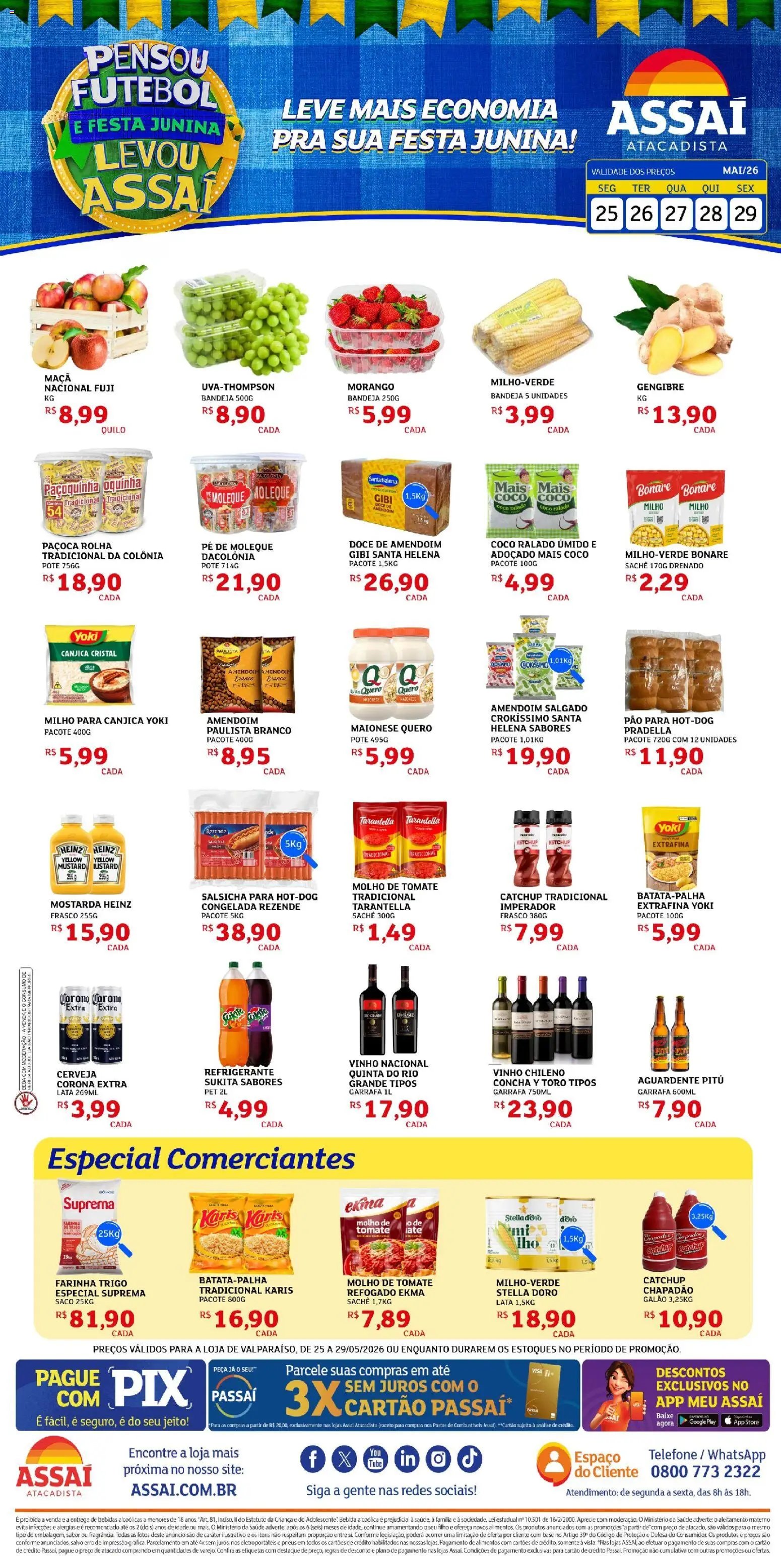 Assaí Atacadista folheto a partir de 26/05/2026 Assaí Atacadista ofertas - GO (2026-05-26 - 2026-05-29)