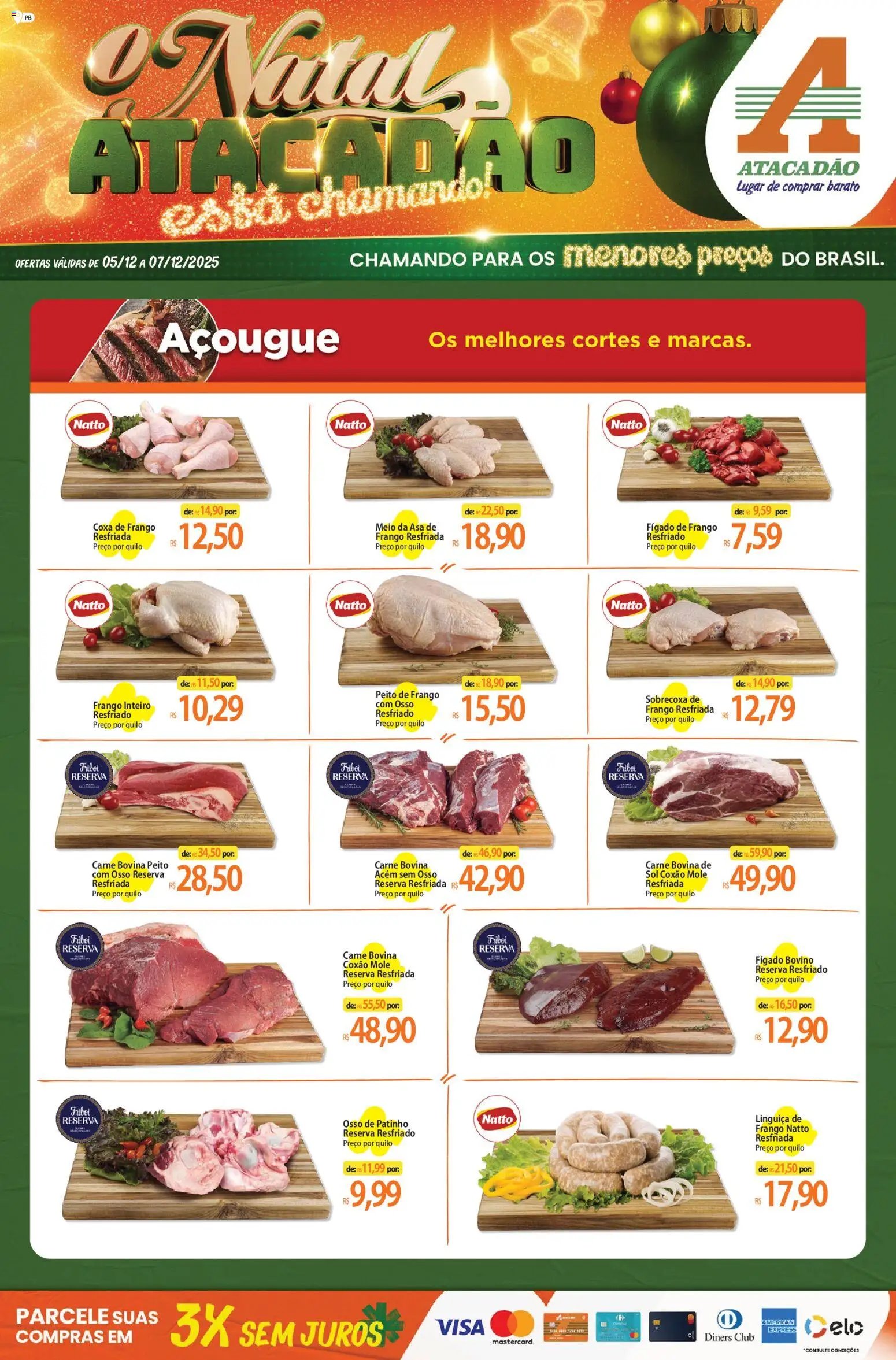 Atacadão folheto a partir de 05/12/2025 Ofertas - PB (2025-12-05 - 2025-12-07)