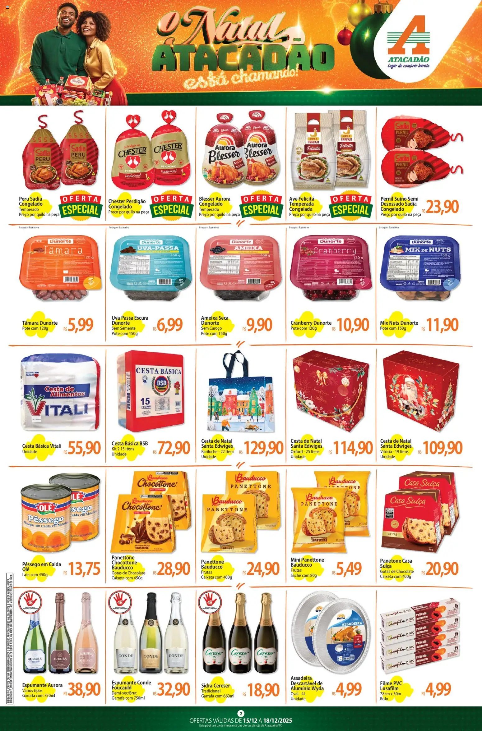 Atacadão folheto a partir de 15/12/2025 Ofertas - TO (2025-12-15 - 2025-12-18)