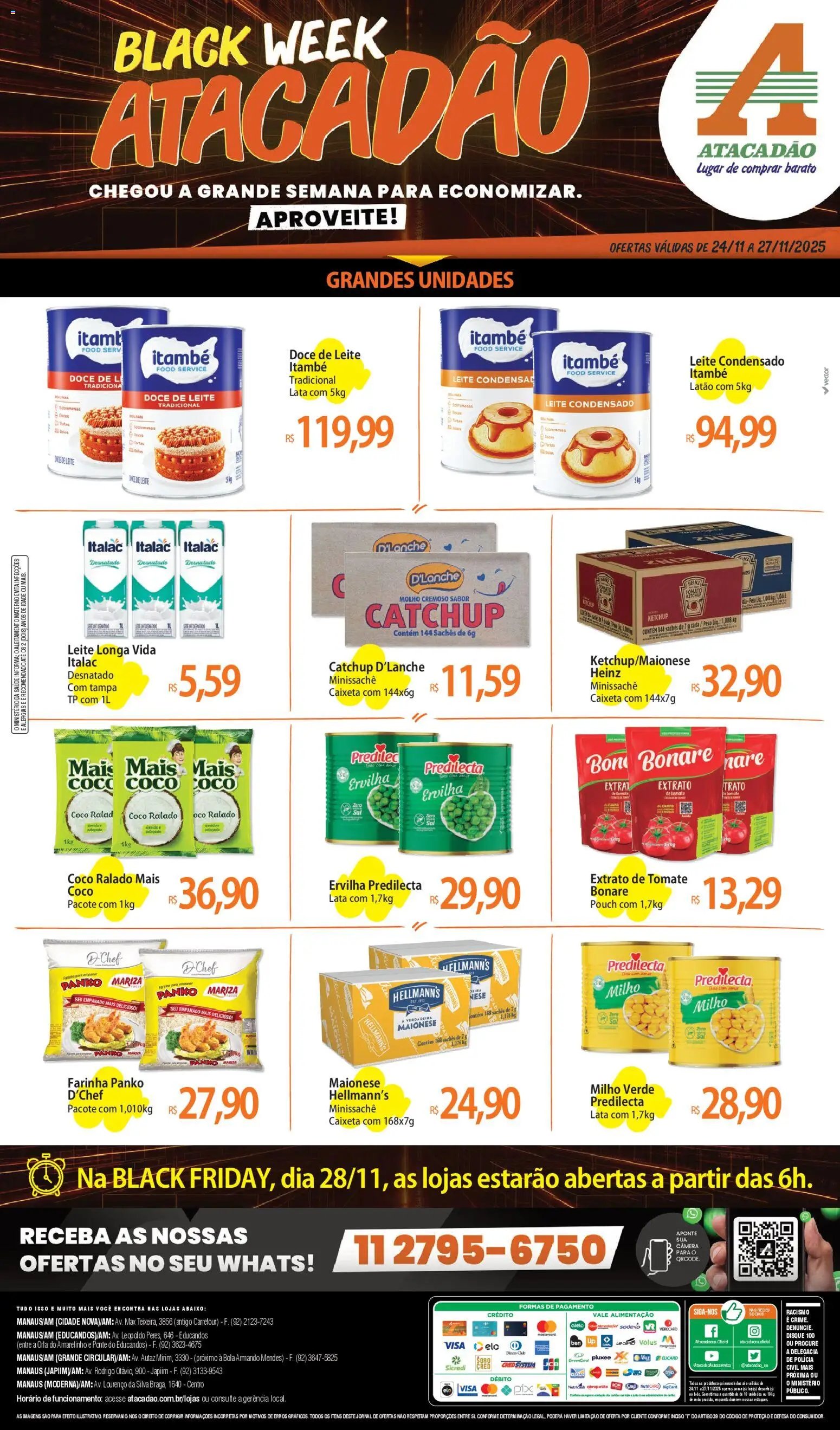 Atacadão folheto a partir de 24/11/2025 Ofertas - AM (2025-11-24 - 2025-11-27)