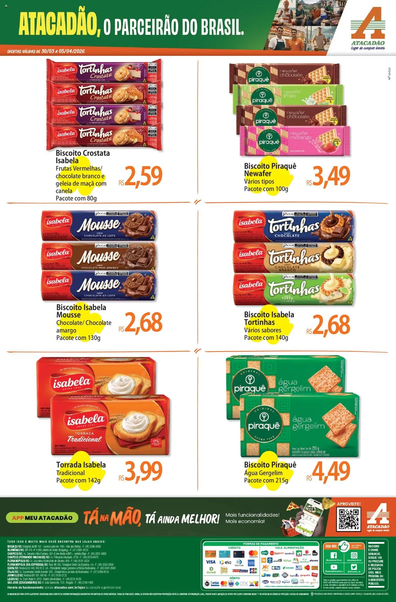 Atacadão folheto a partir de 30/03/2026 Atacadão ofertas - SC (2026-03-30 - 2026-04-05)